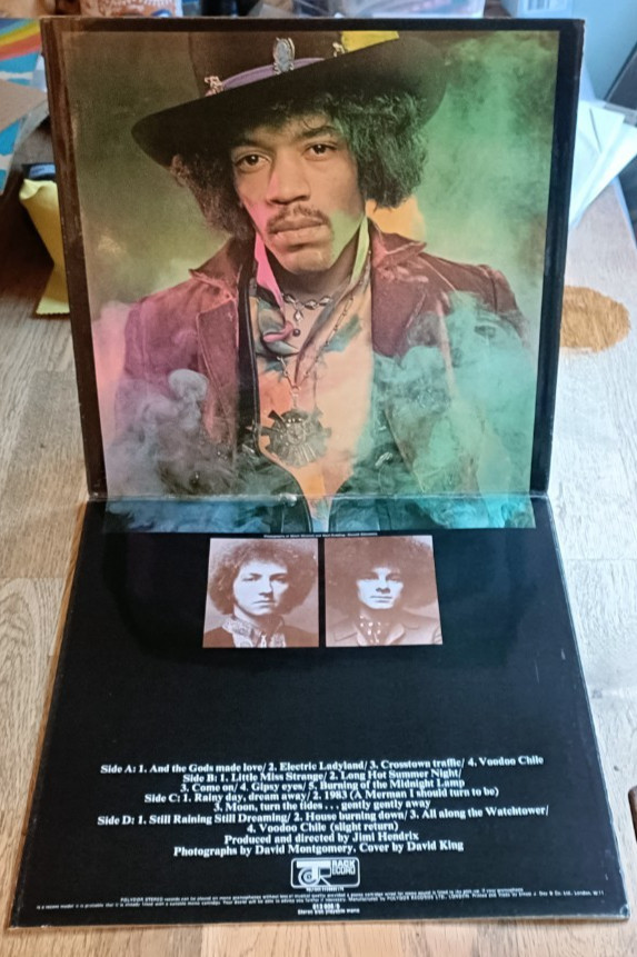 Jimi Hendrix 2x LP Electric Ladyland UK Track 1st Press NUDE COVER AMAZING COPY A