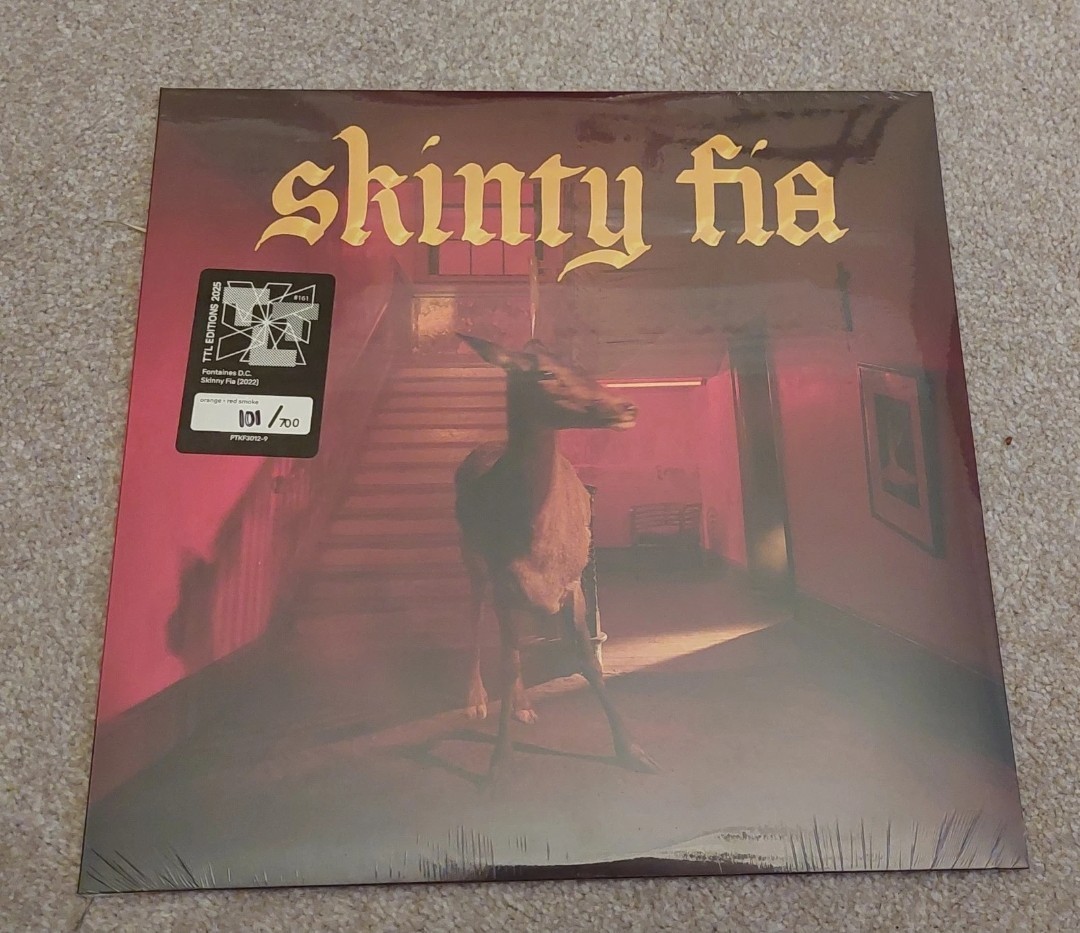 Fontaines D.C. Skinty Fia No.101 Clear Red Orange Smoke Vinyl TTL Turntable Lab A