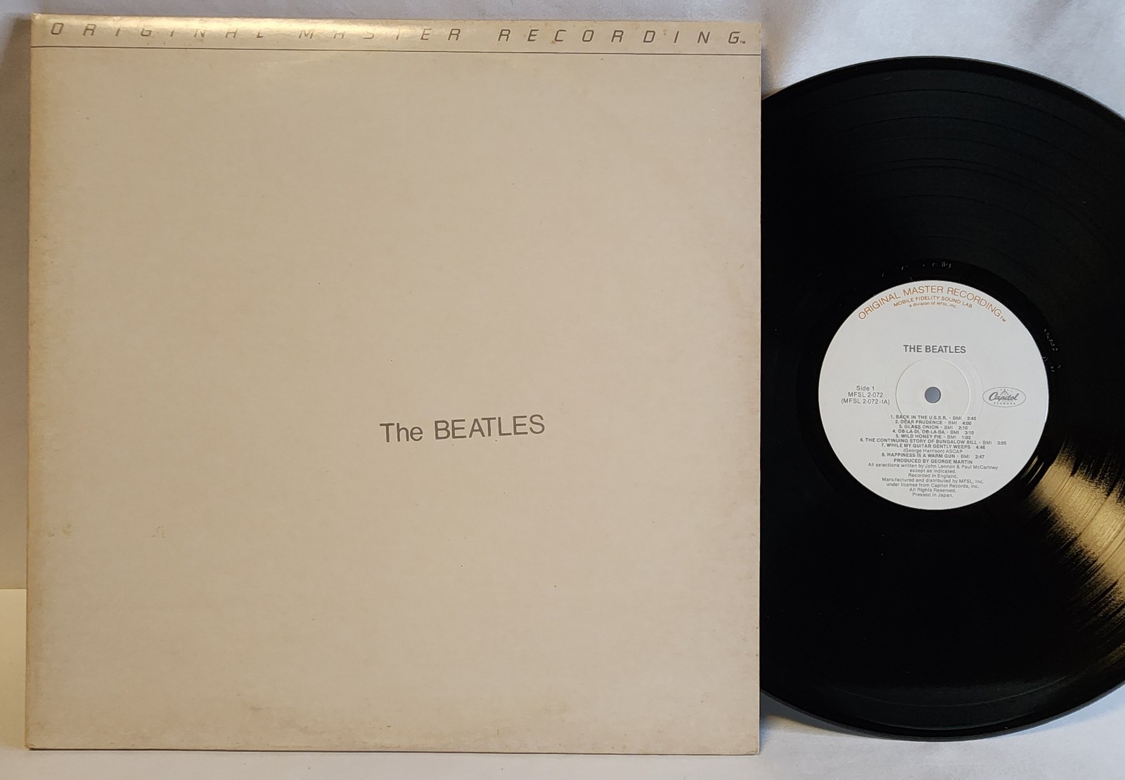 The Beatles - White Album - 1982 Mobile Fidelity LP - Audiophile - NM
