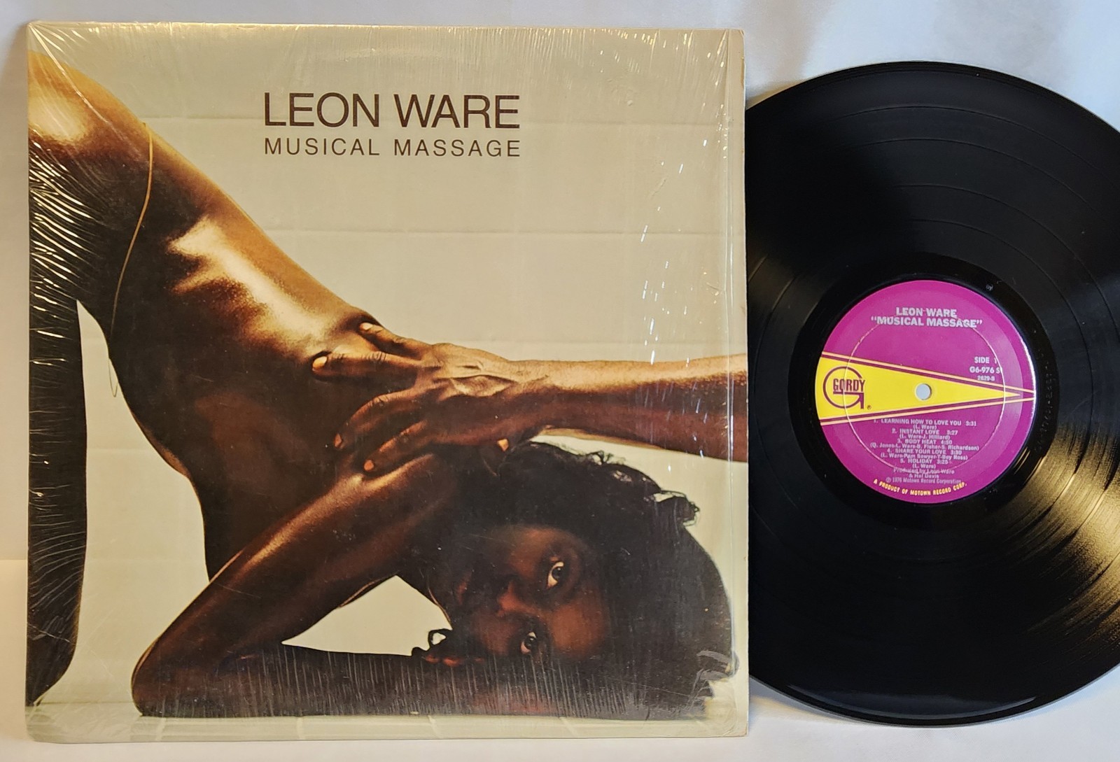 Leon Ware - Musical Massage LP - OG Press - Rare Soul - VG++ Shrink