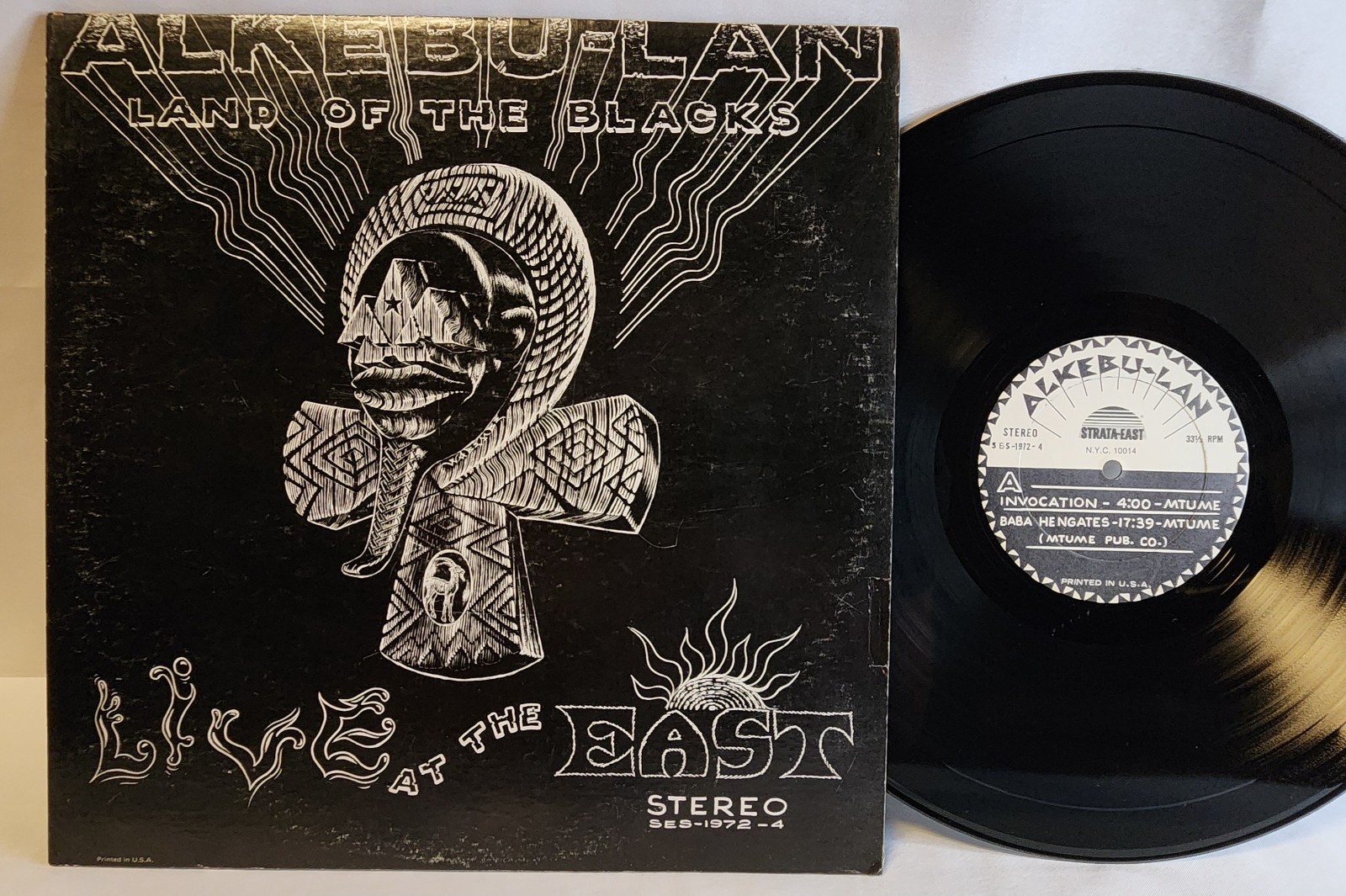 Mtume Umoja Ensemble - Alkebu-Lan - OG Press - Strata-East - Free Jazz - VG++ A