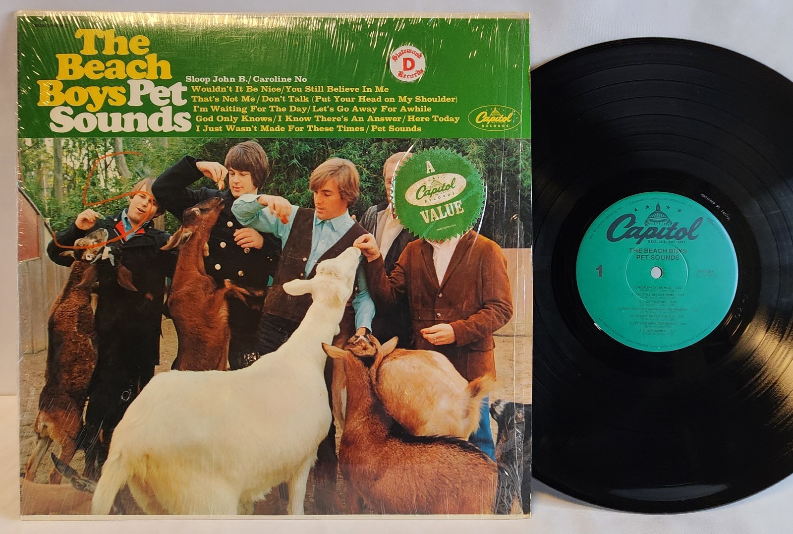 The Beach Boys - Pet Sounds LP - 1980 Mono Press - VG++ A