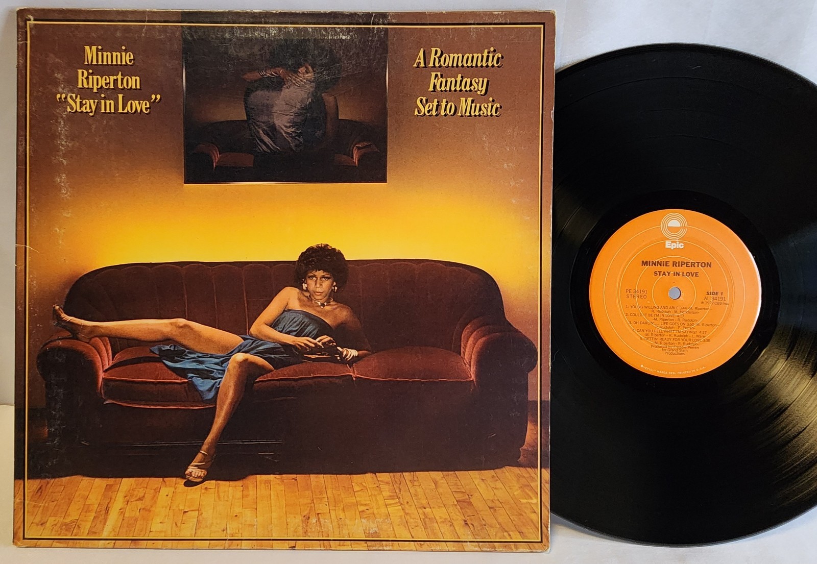 Minnie Riperton - Stay In Love LP - OG Press - Disco Funk Soul - VG+ A