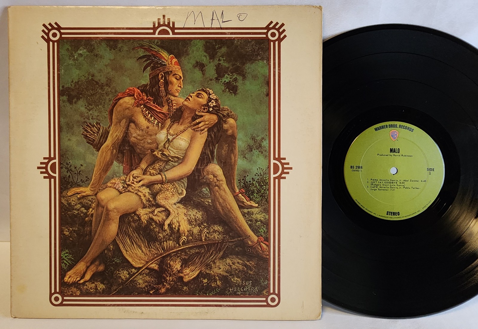 Malo - Self Titled LP - OG Press - Afro Cuban Jazz Funk - VG+ A