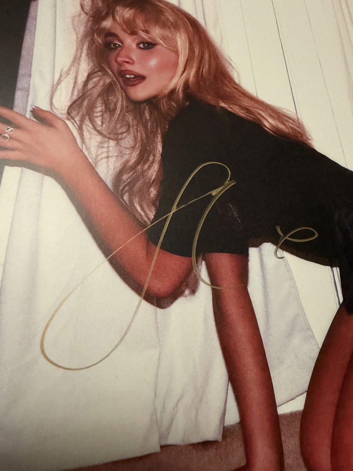 HAND SIGNED Sabrina Carpenter Mans Best Friend Supervinyl Exclusive Vinyl A