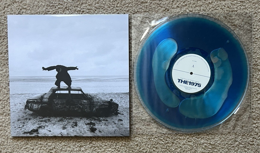 NEW The 1975 Being Funny In A Foreign Language BLUE LIQUID FILLED VINYL A