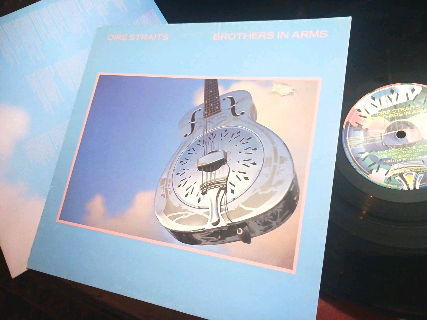 DIRE STRAITS - Brothers In Arms, ORIGINAL 1985 UK LP / inner.... EX A