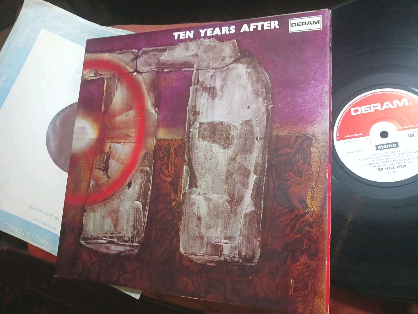 TEN YEARS AFTER - Stonedhenge, RARE 1969 UK LP + inner..... NICE COPY A