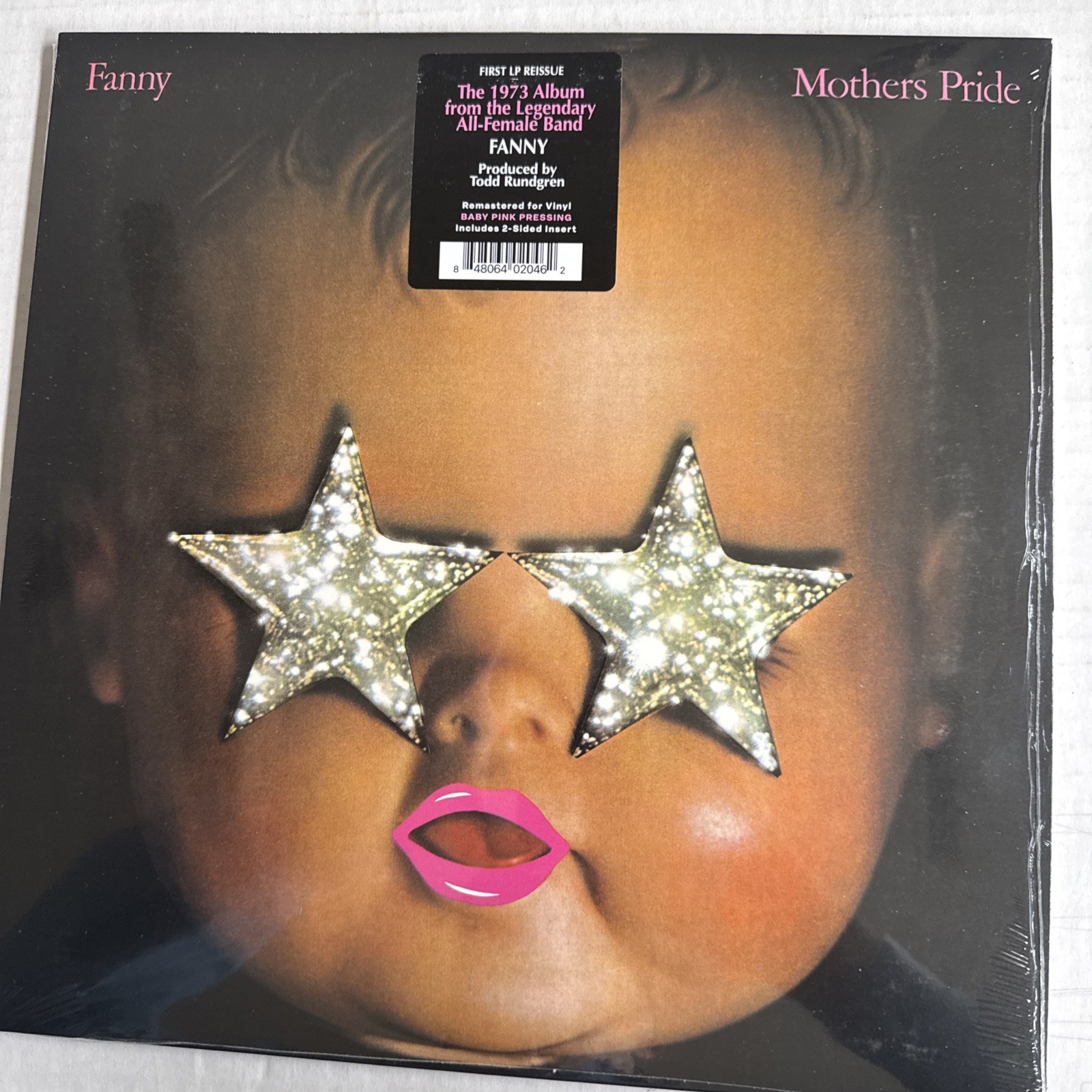 FANNY: Mothers Pride (Pink Vinyl LP) reissue w/ insert FACTORY SEALED w/ insert A