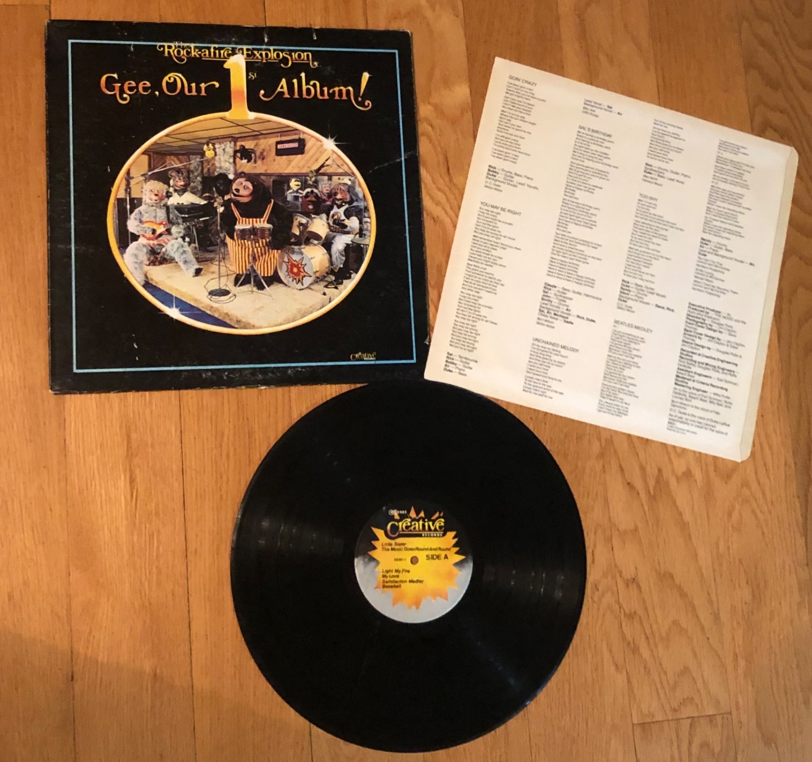 THE ROCK-AFIRE EXPLOSION GEE, OUR 1ST ALBUM 1982 CREATIVE RECORDS Good condition A