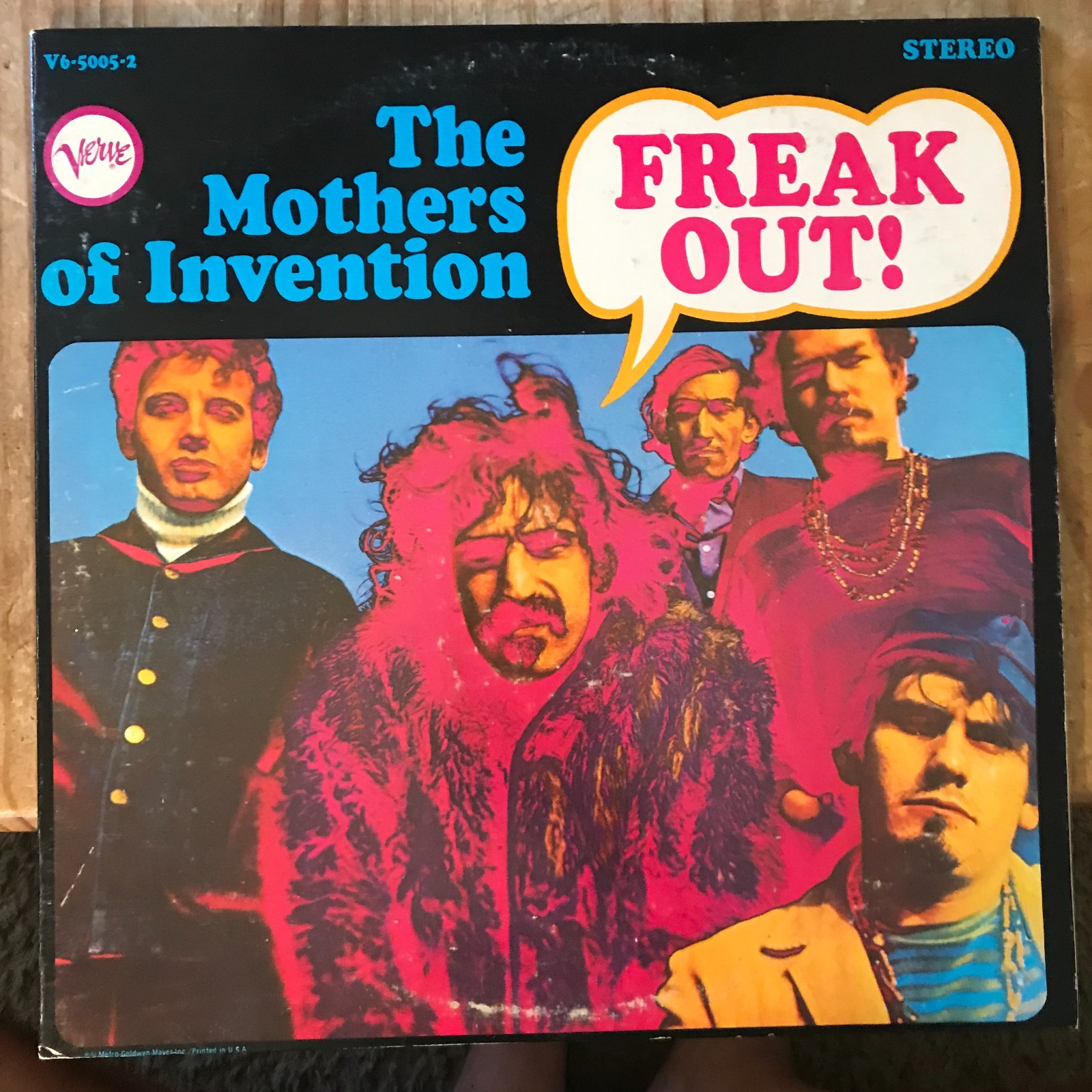 FRANK ZAPPA & THE MOTHERS OF INVENTION Freak Out Verve US 2 LP V6-5005-2 VG++ A