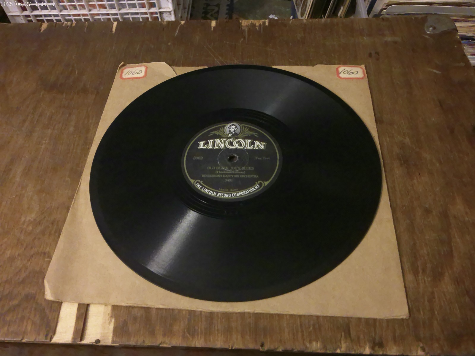 (Fletcher) Henderson's Happy Six Orchestra- Old Black Joe's Blues- 1929 V++/E A