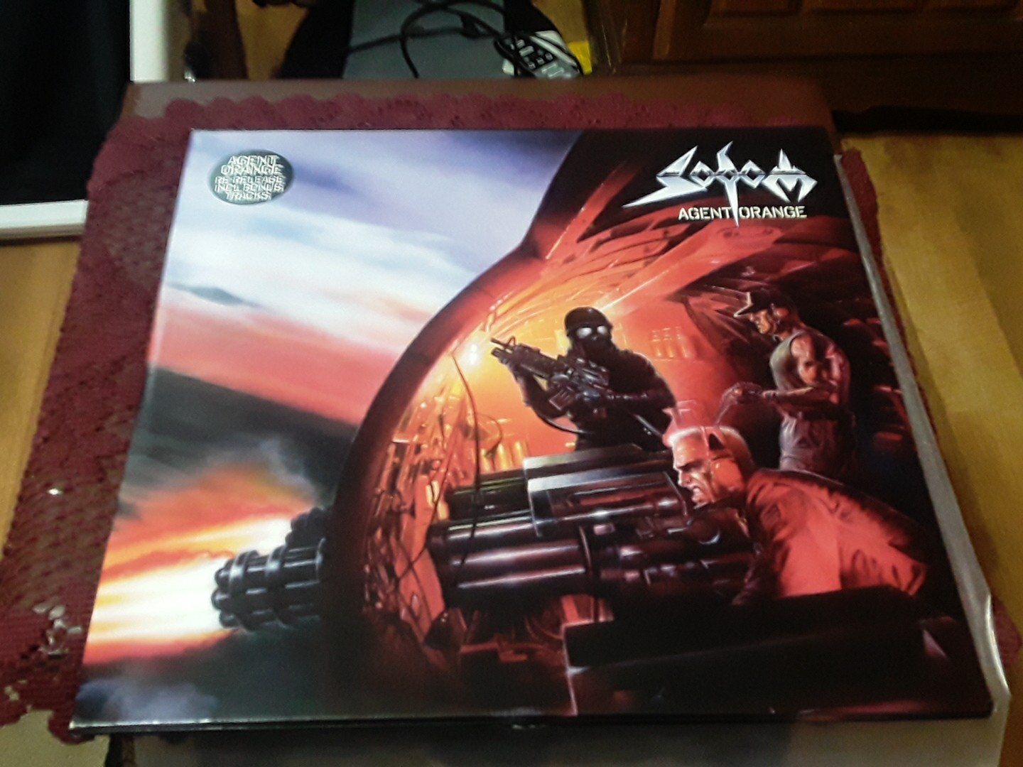 SODOM agent orange ORANGE VINYL 2-LP 2010 kreator destruction A