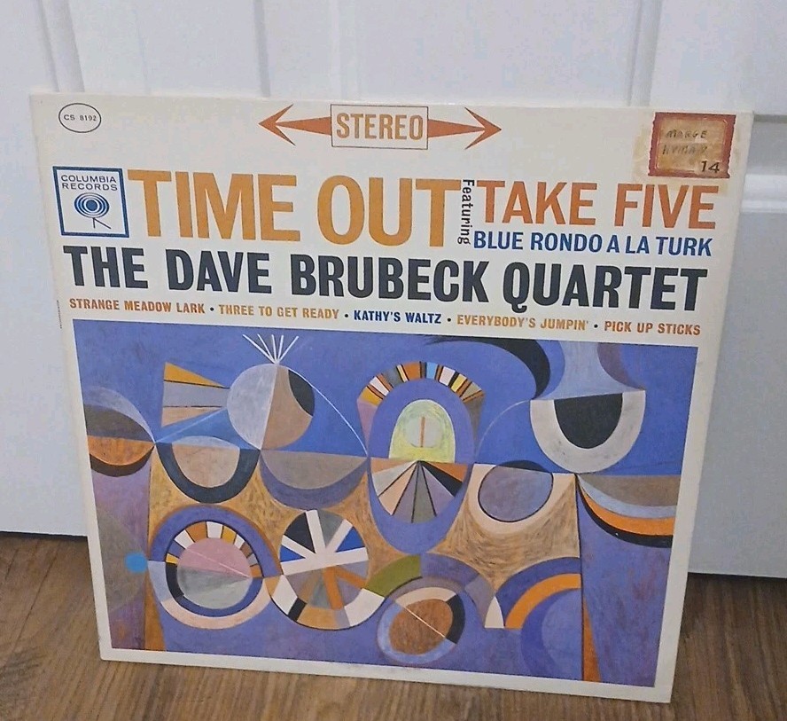 The Dave Brubeck Quartet &ndash; Time Out 1961 Columbia CS 8192 Lp FIRST PRESS A