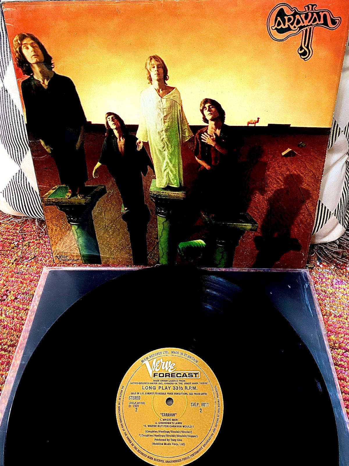 BEAUTY M- 1969 BRITISH Orig CARAVAN PSYCH PROG CANTERBURY HAMMOND ORGAN LP A