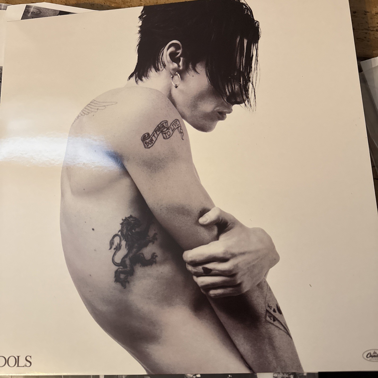 YUNGBLUD IDOLS BLOOD EFFECT LIQUID FILLED VINYL LP+ Young Blood Bad World A