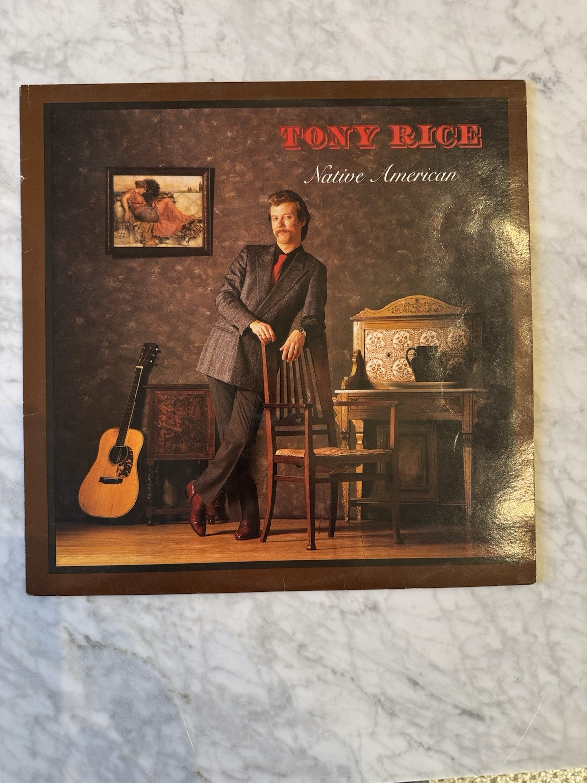 Tony Rice Native American 1988 Vinyl Original Transparent Rounder 0248 A