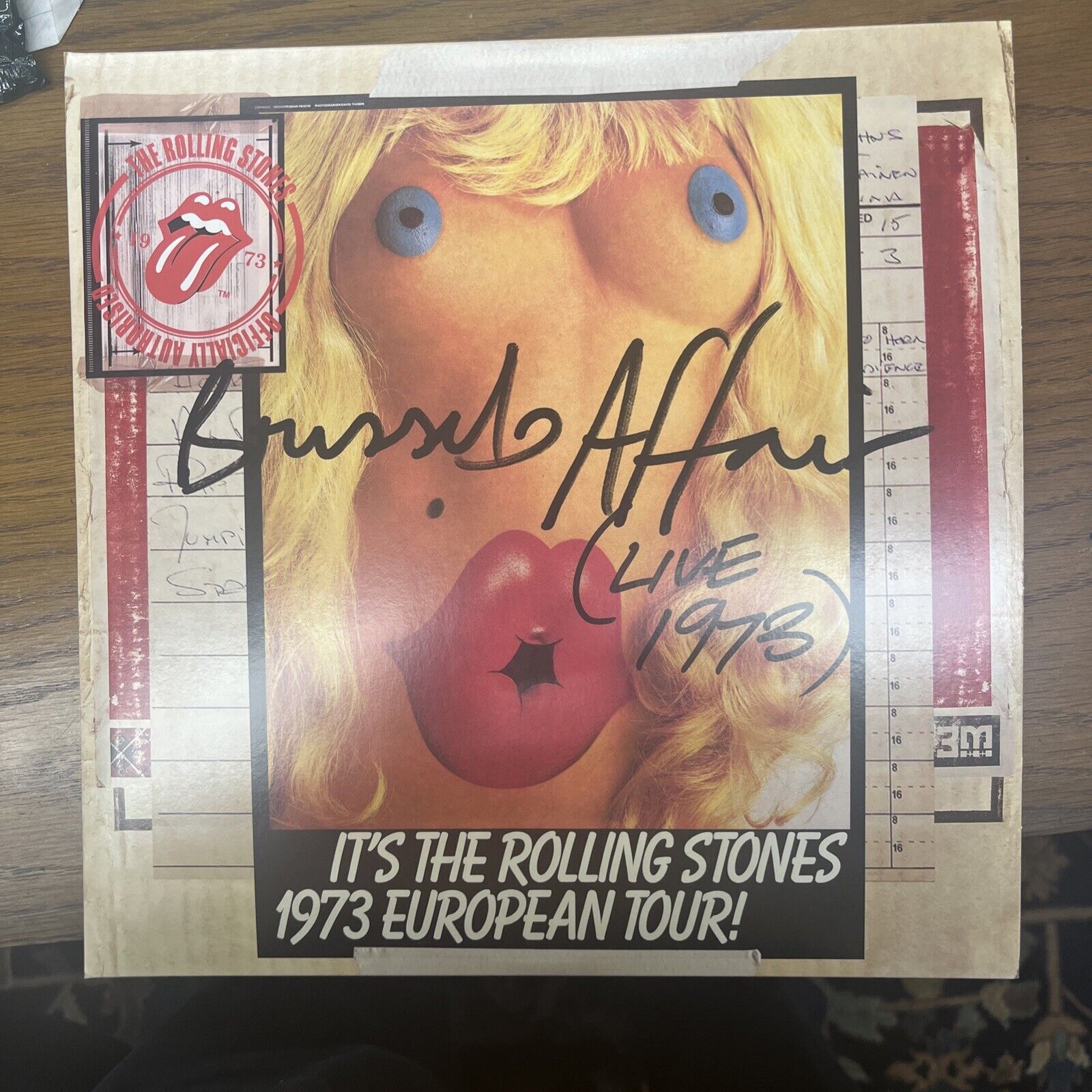 NM Rolling Stones Brussels Affair Live 1973 2 Lp vinyl From The Vault Unplayed A