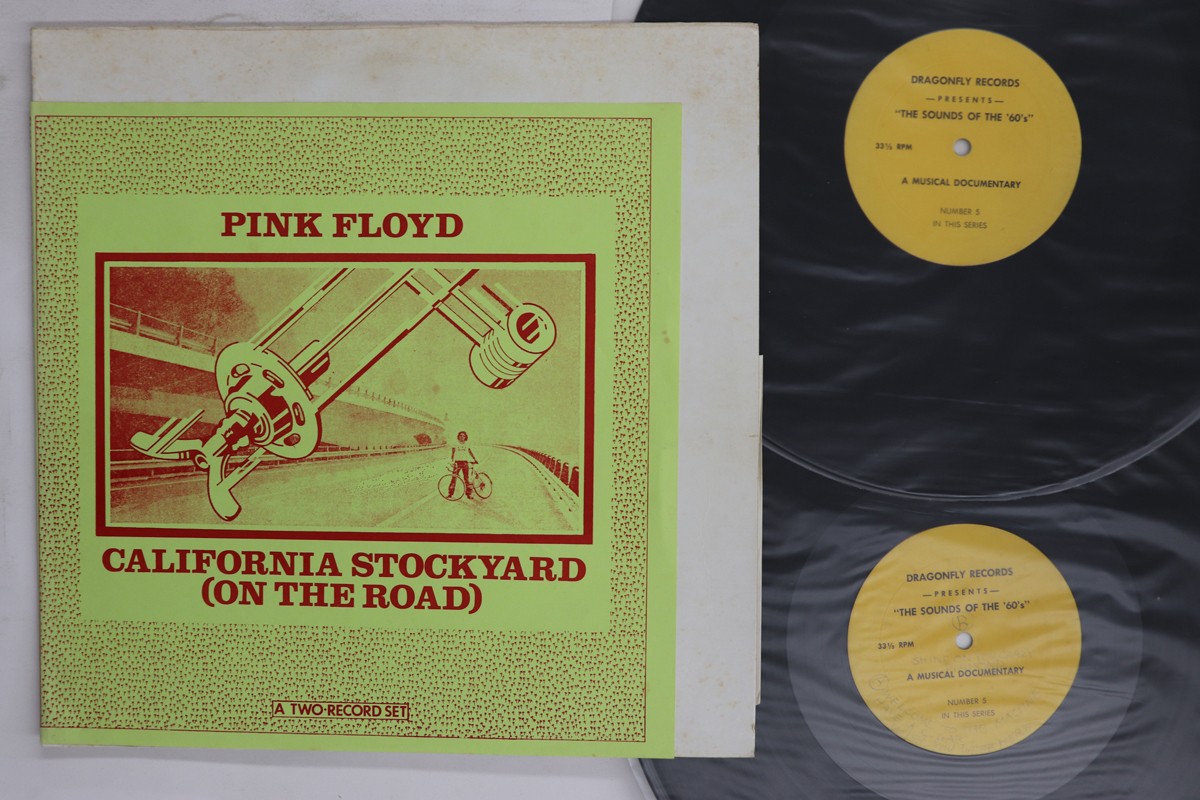 2LP Pink Floyd California Stockyard PF400 DANSKER FANKLUBBE GRAMMOFONE US A