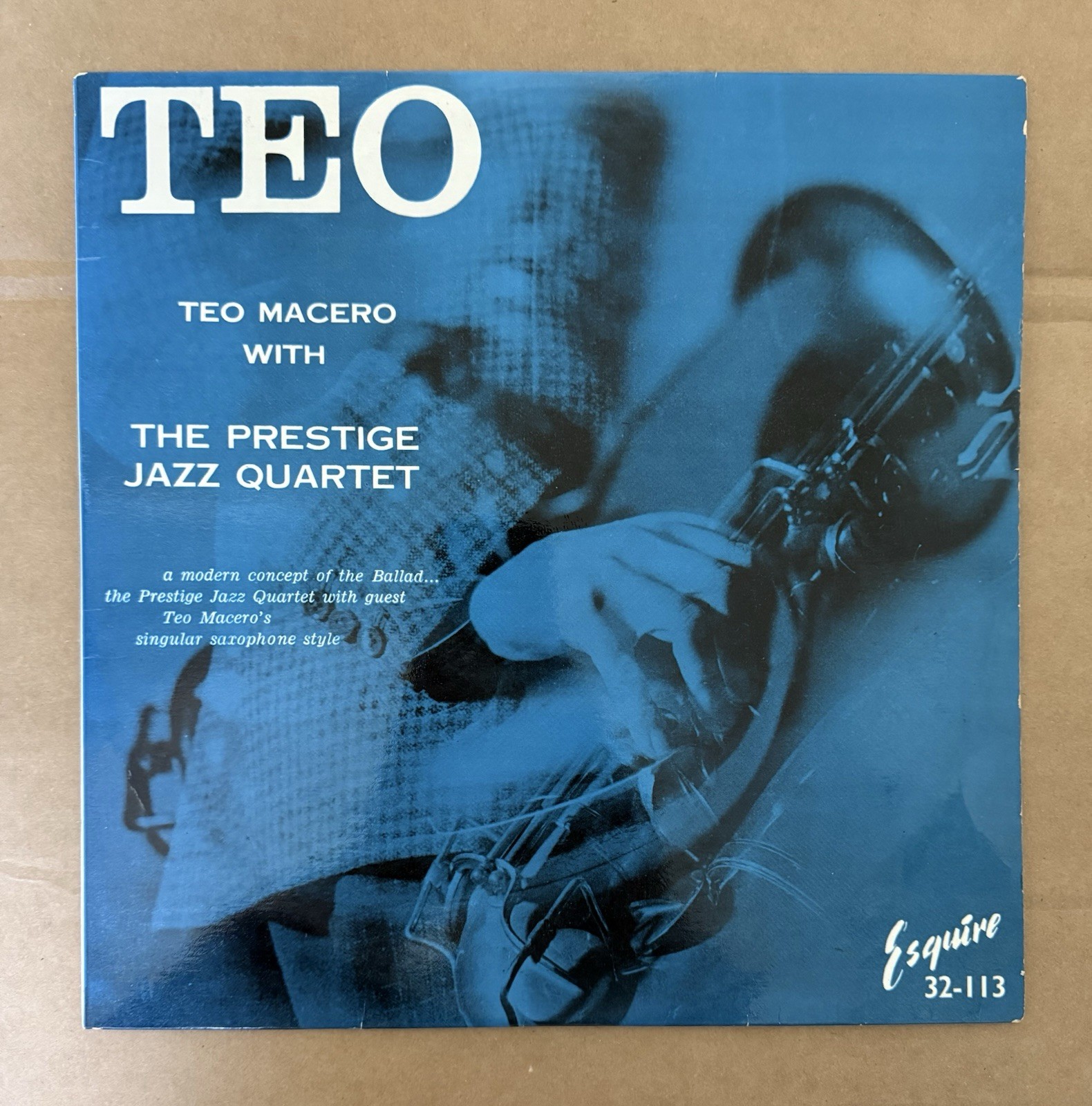 Teo Macero Teo. With The Prestige Jazz Quartet. Esquire 32-113 EX A