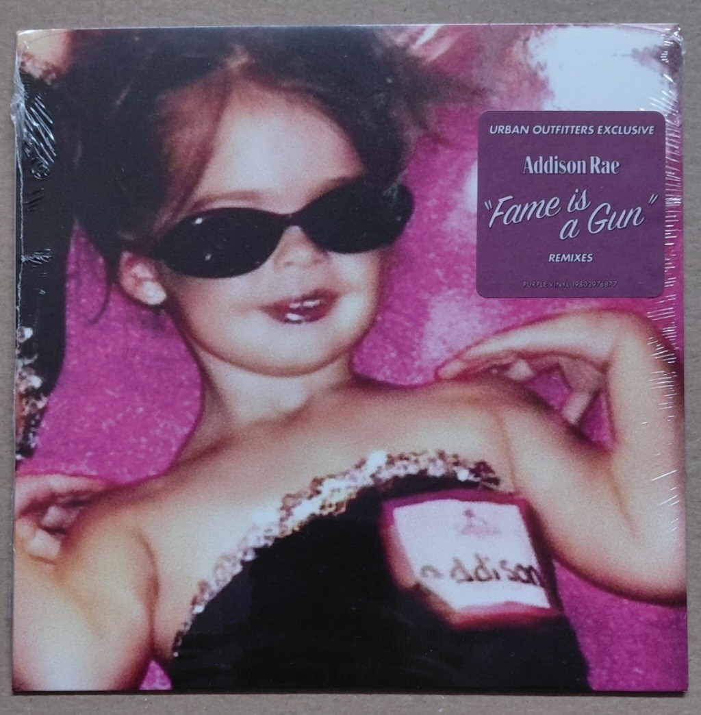 Addison Rae - Fame Is A Gun 7" Vinyl Urban Outfitters Singles Day Sealed Mint A