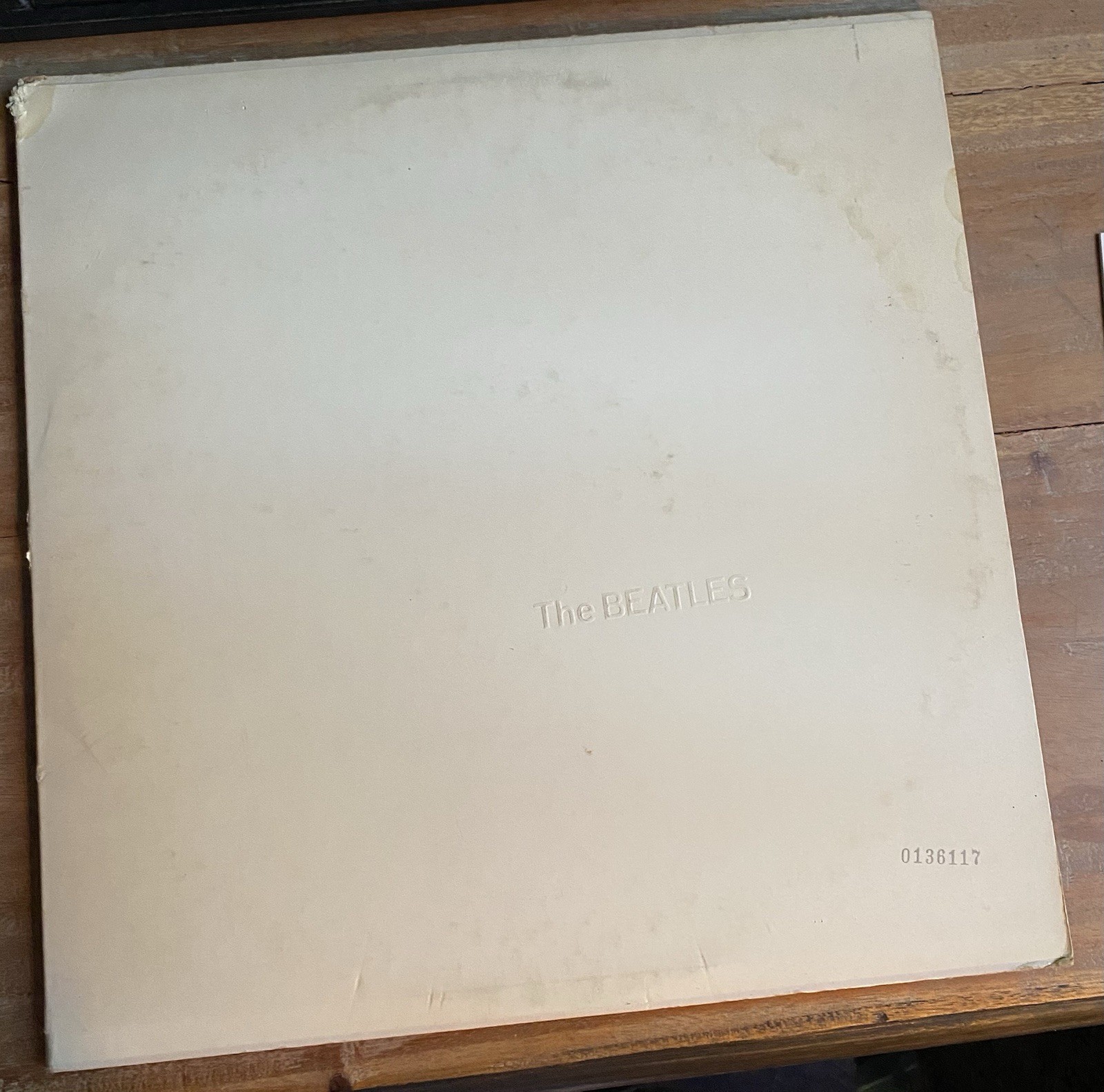 [UNBANDED J40 First Pressing] The Beatles White Album SWBO-101, 0136117 A