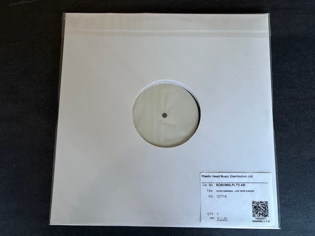 Fates Warning Live over Europe - Test Pressing - Vinyl - DLP A