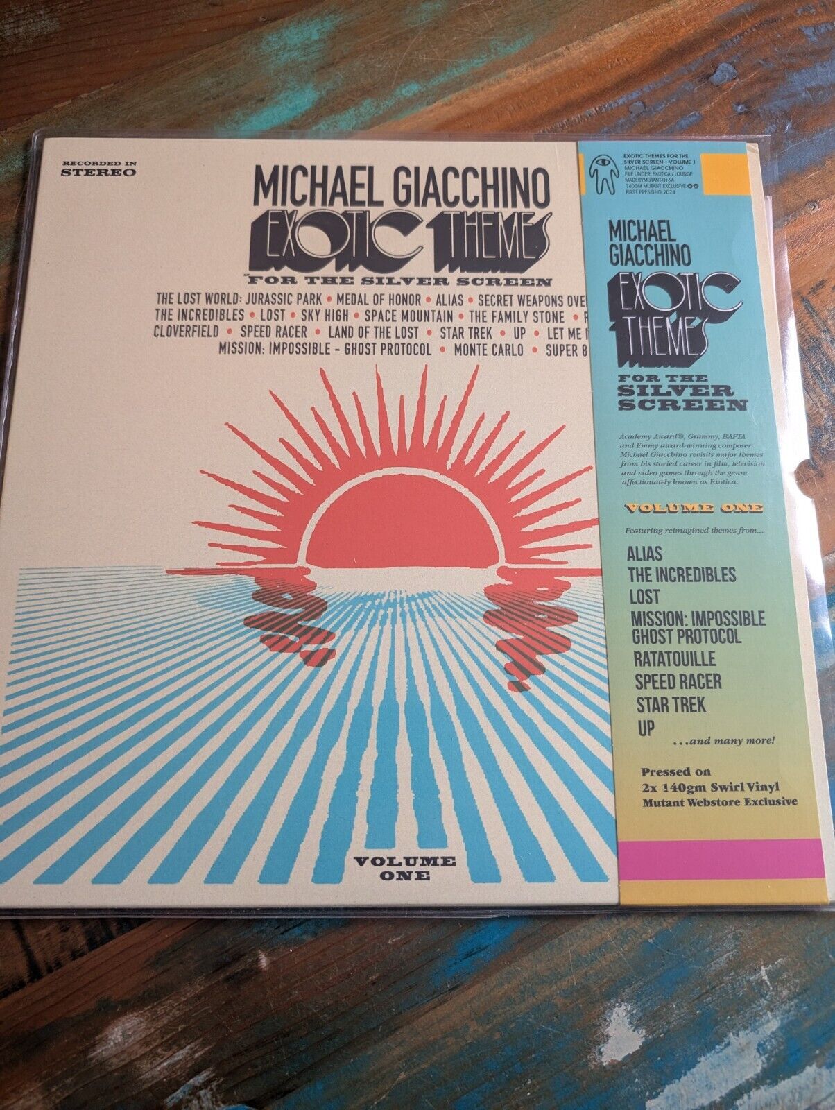 MICHAEL GIACCHINO Exotic Themes for The Silver Screen Vol 1 COLOUR VINYL MUTANT A
