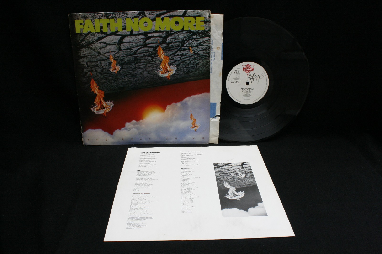 Faith No More - The Real Thing (1989.Europe.154-1) Vinyl.Record.LP A