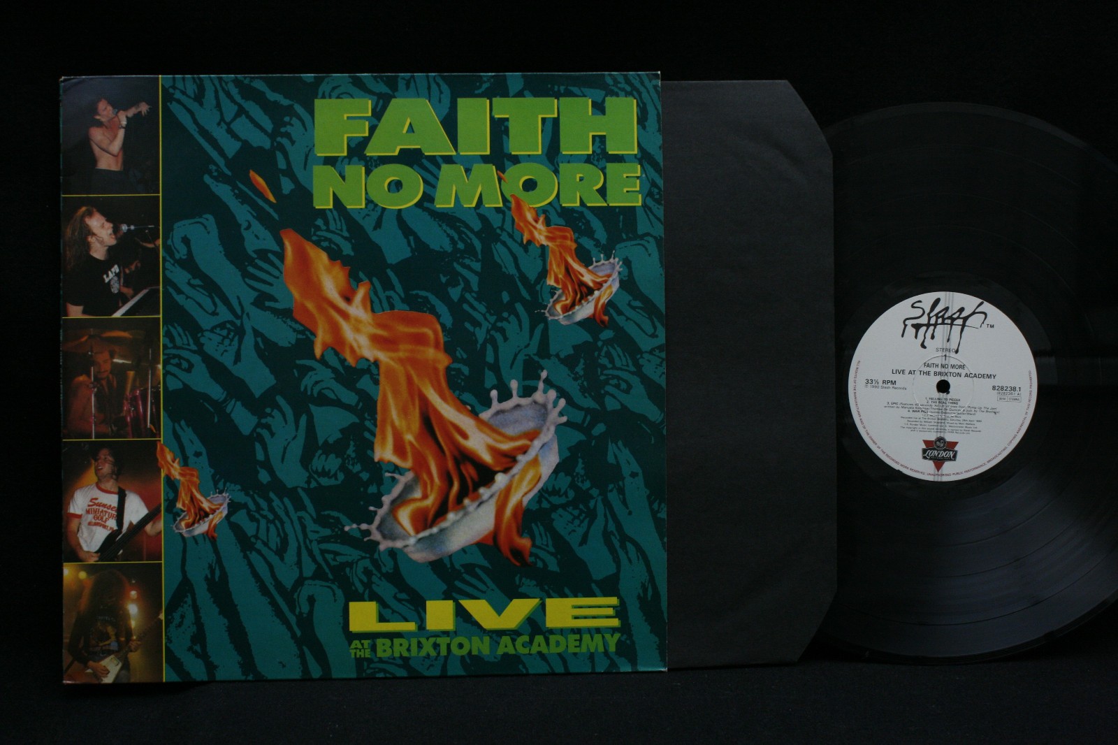 Faith No More - Live At The Brixton Academy (1991.Europe) Vinyl.Record.LP A