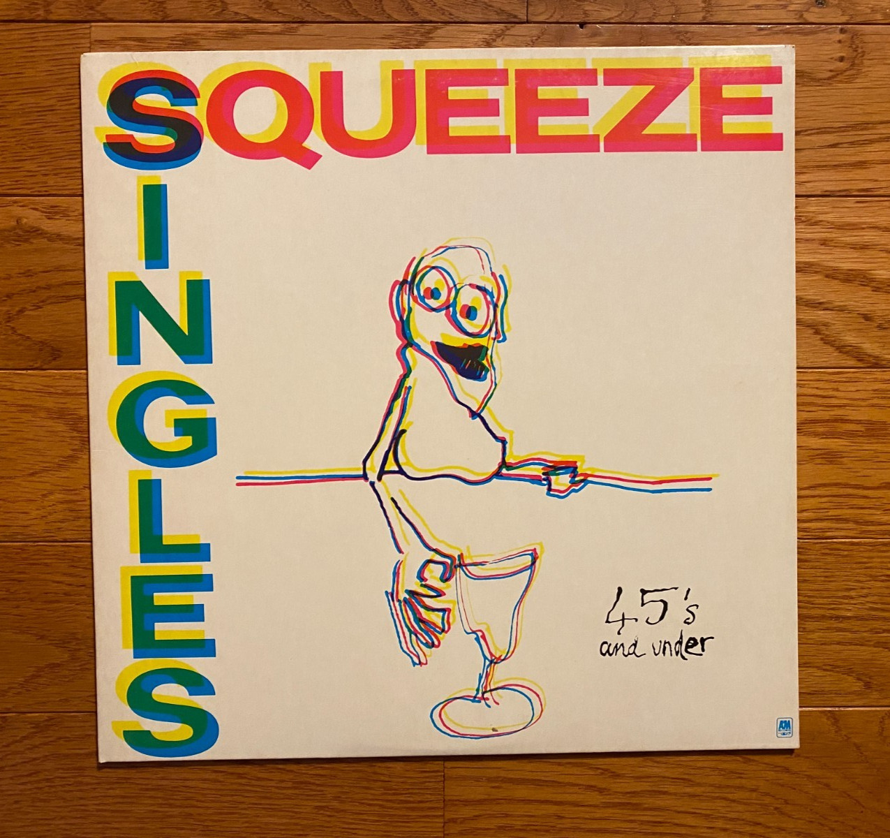 Squeeze - Singles 45's and Under LP A&M SP-4922 1982 1st Pressing A
