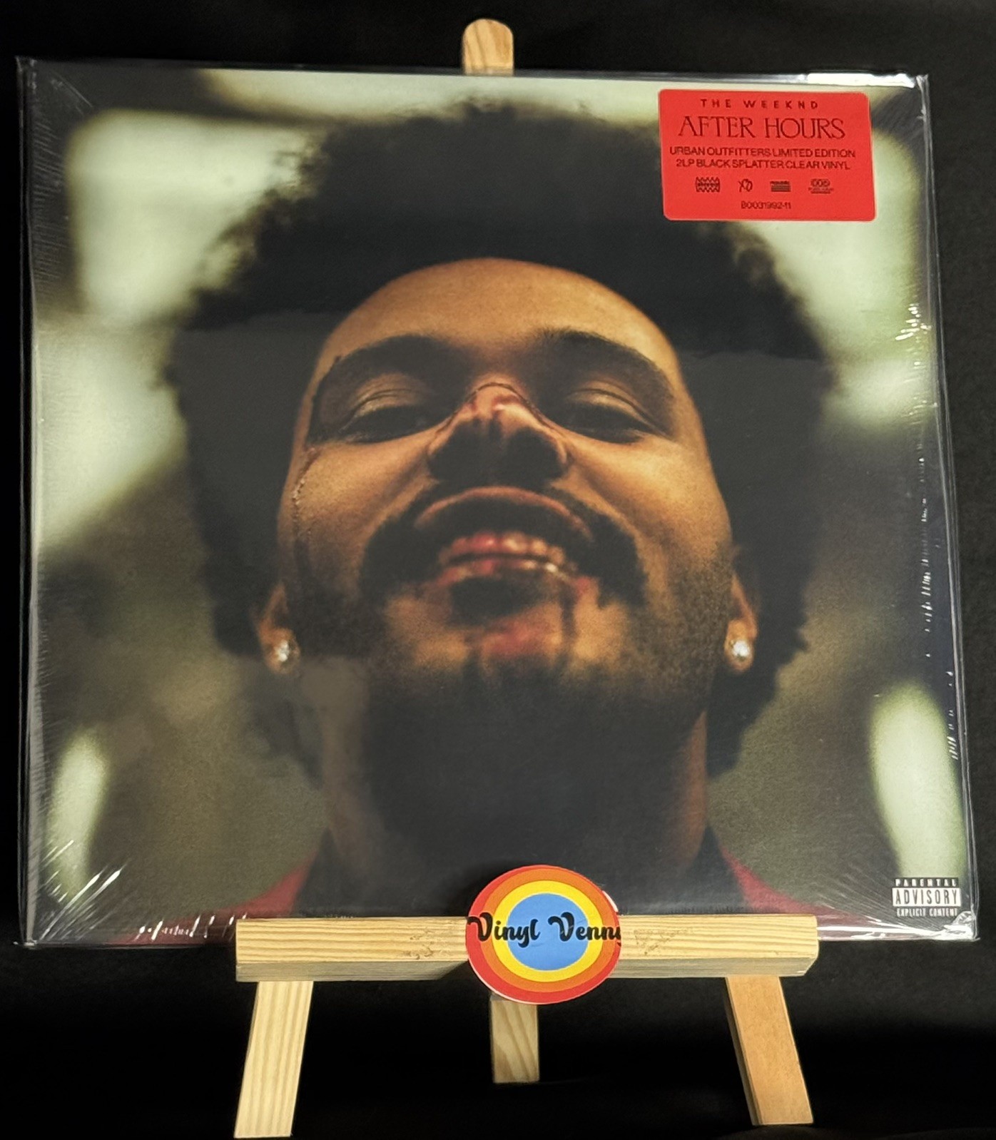 The Weeknd - After Hours Urban Outfitters Black Splatter Vinyl A