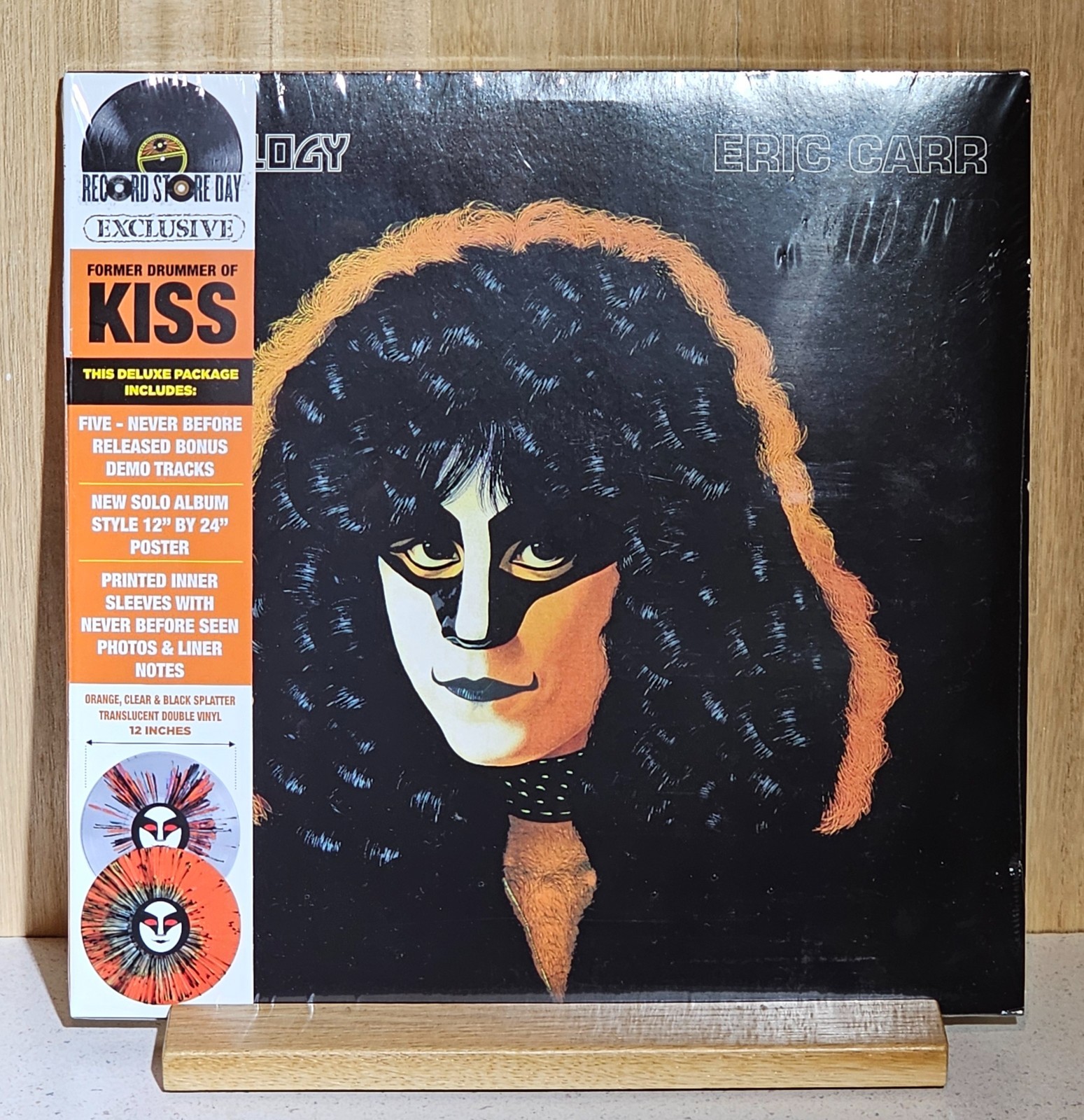 ERIC CARR Rockology KISS RSD 2025 LP sealed ORANGE LIQUID VINYL sealed A