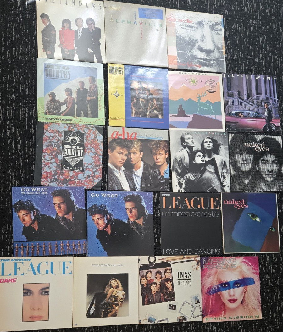 Synth Pop New Wave 80's Vinyl - 12 LPs , 6 EPs, and 1 - 12&rdquo; single ( Some Rare) A