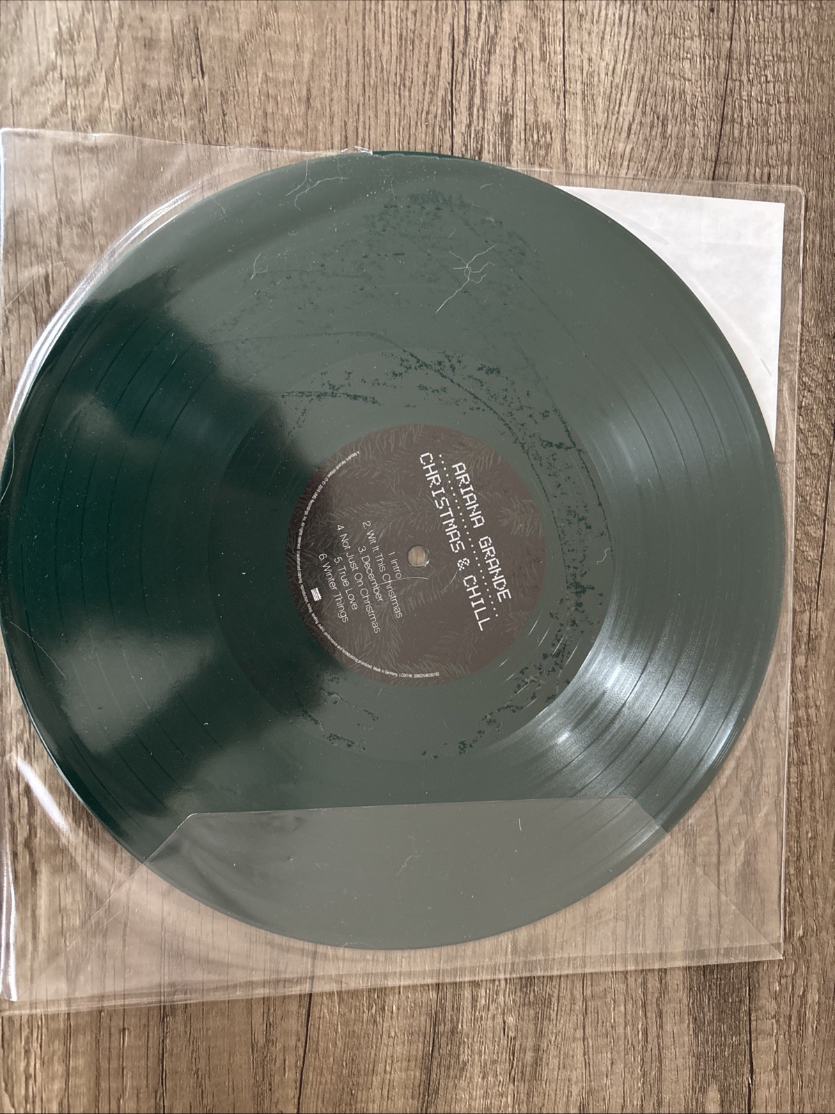 Ariana Grande - Christmas & Chill - Green Colored Vinyl A