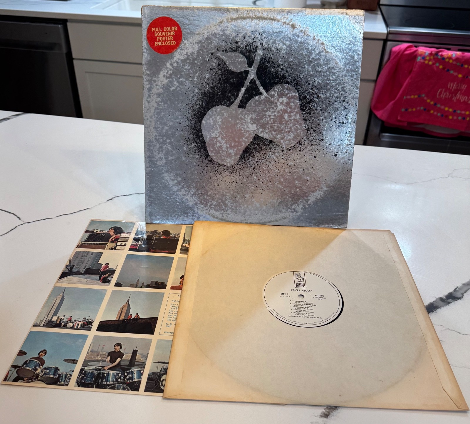 RARE Silver Apples S/T LP 1968 MONO White Label Promo Pinckneyville NO RESERVE