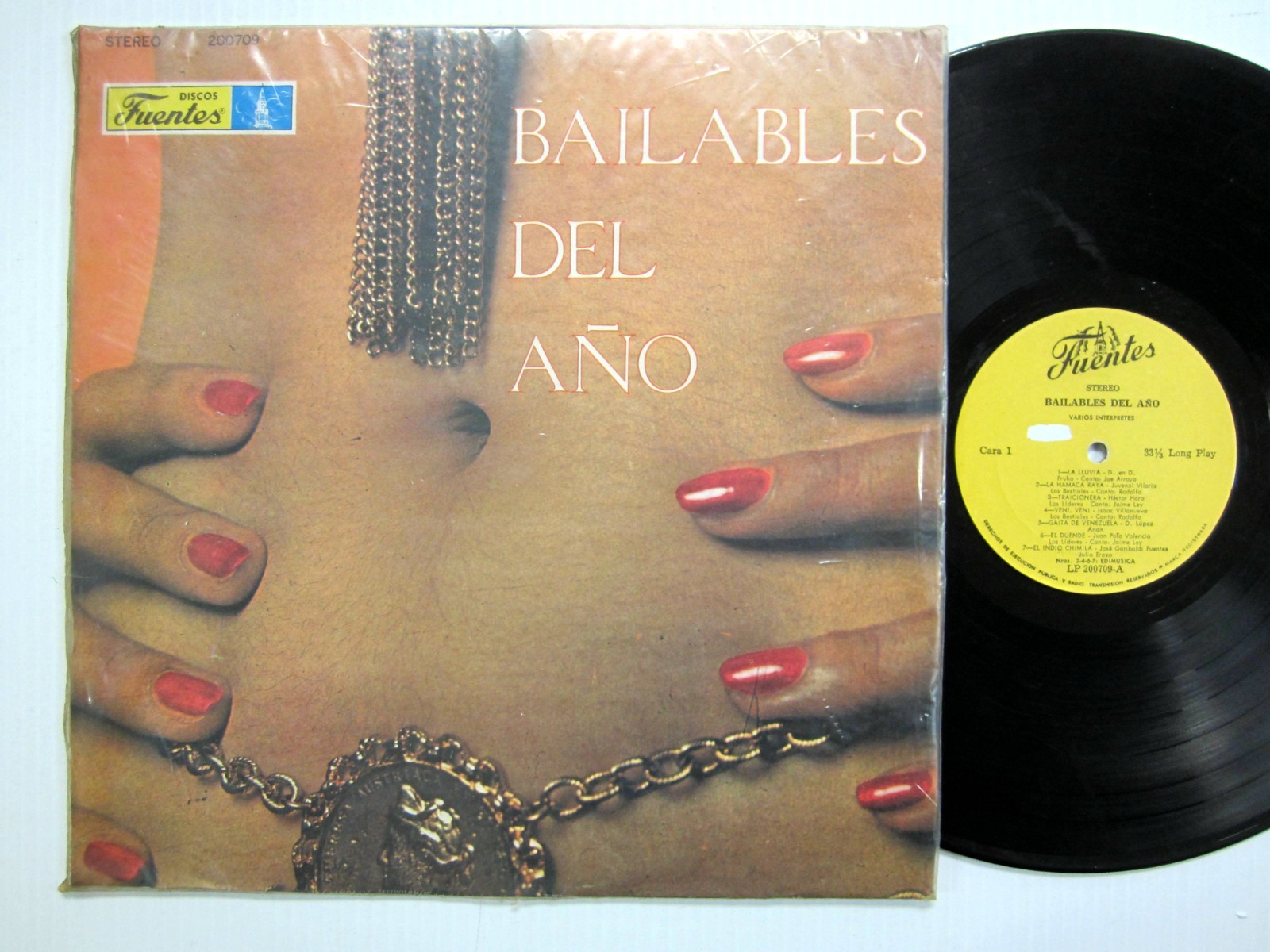 Bailables Del A&ntilde;o Vol. 1 LP 1972 Latin Cumbia, Salsa A