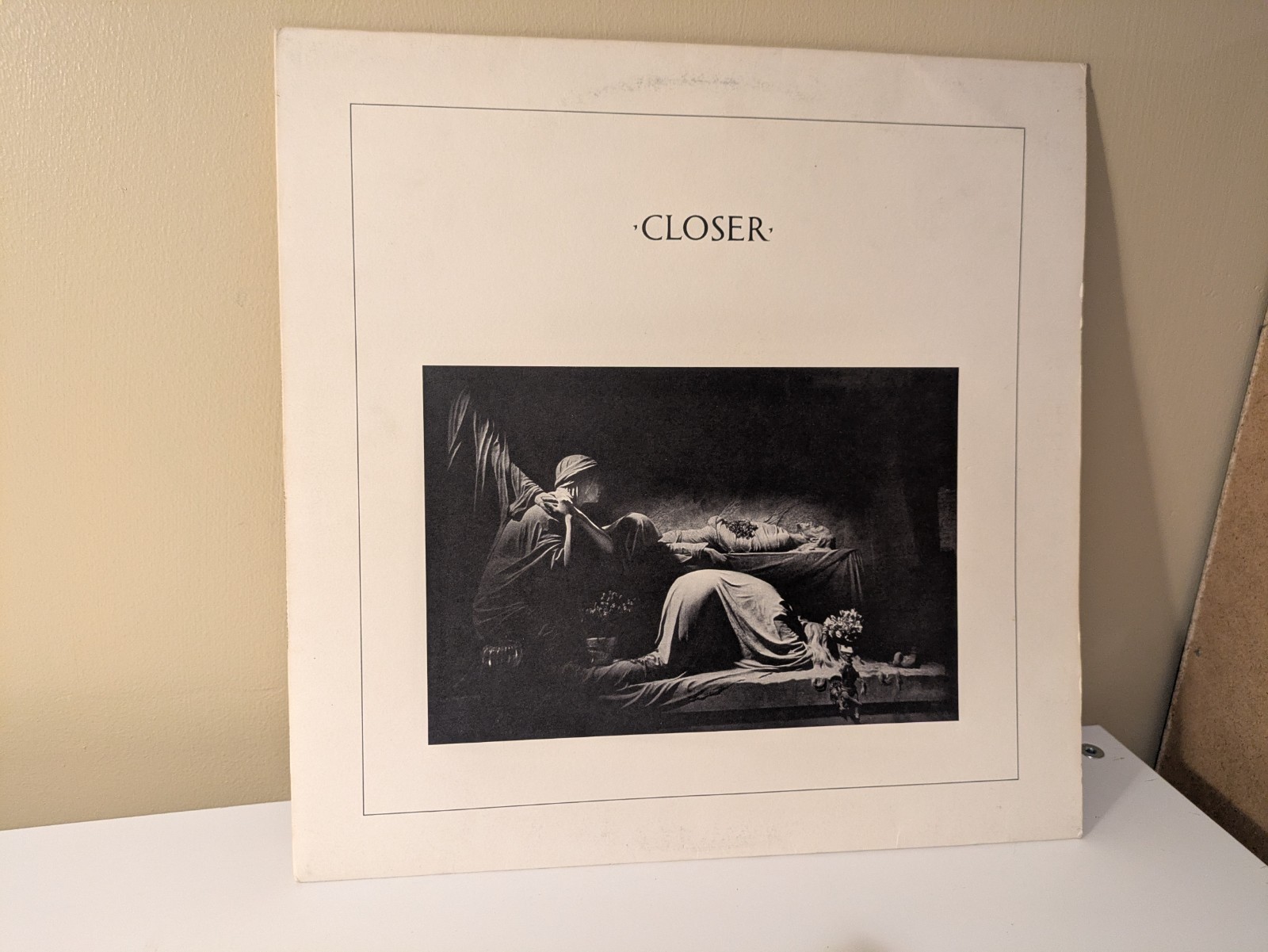 JOY DIVISION CLOSER TEXTURED, TRANSLUCENT,A1/B1 LP VINYL RECORD A