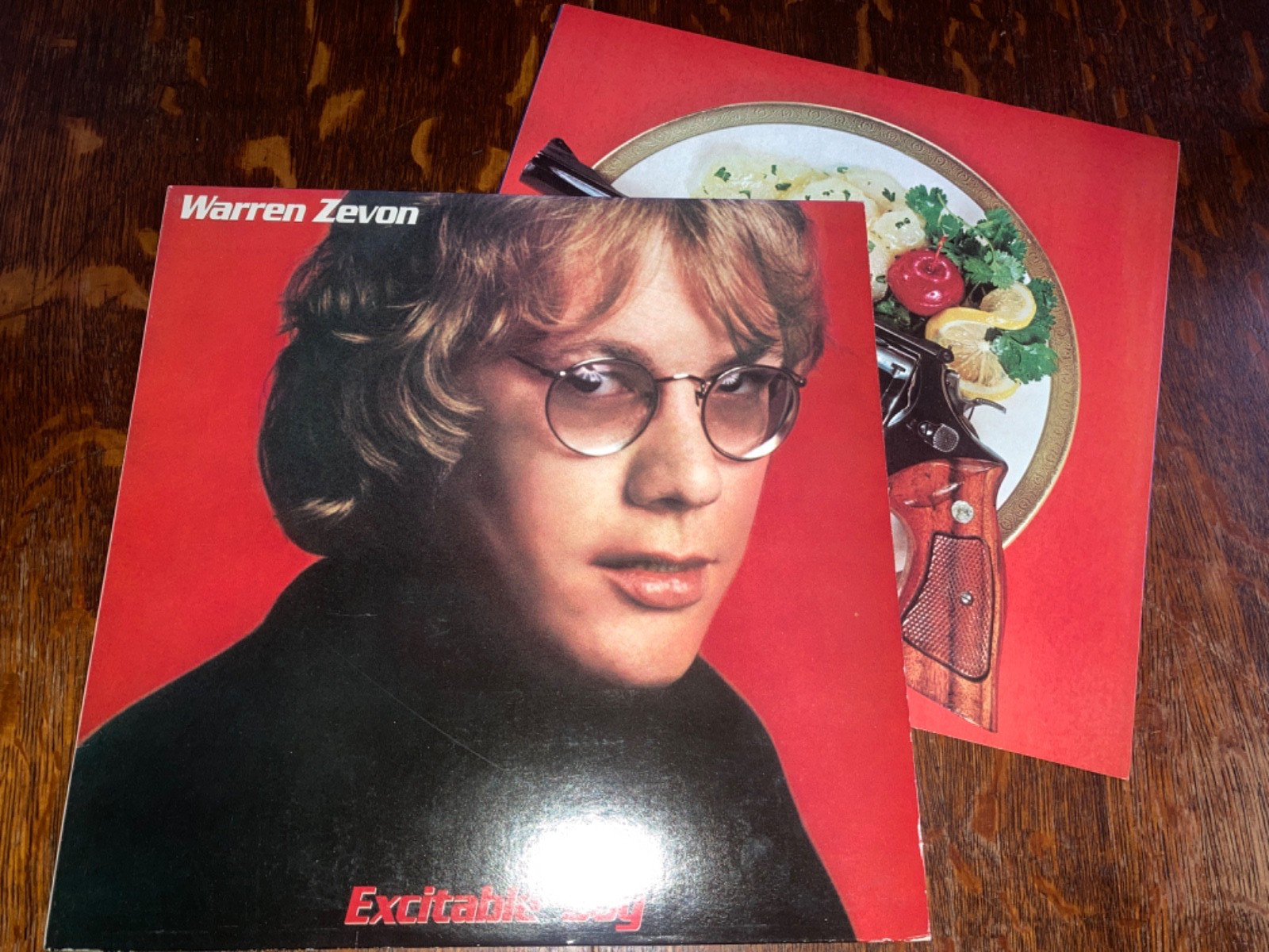 WARREN ZEVON "Excitable Boy" US 1978 LP w/ inner Asylum (6E-118) - NM A