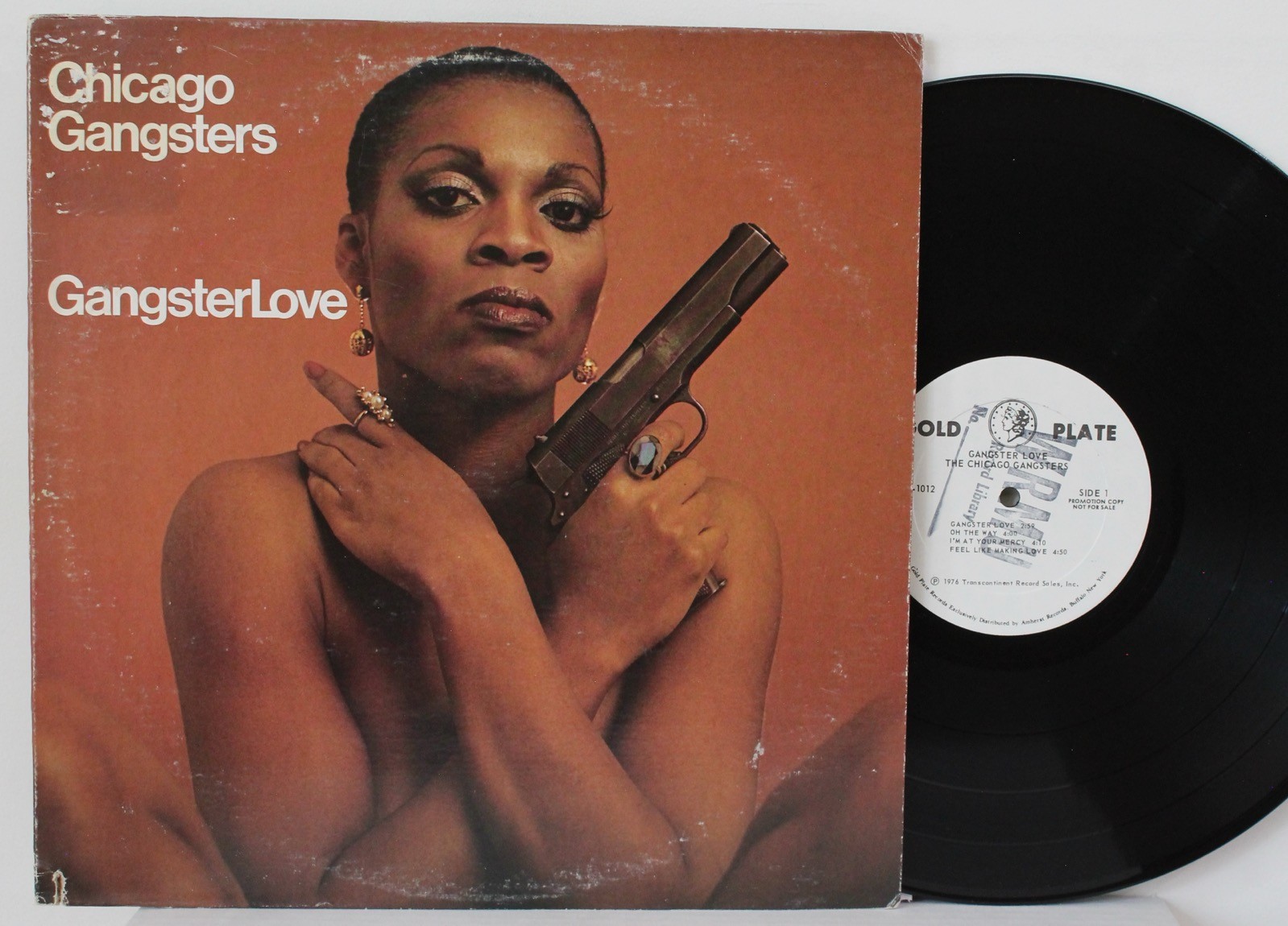 CHICAGO GANGSTERS "Gangster Love" LP (Gold Plate, orig '76 PROMO) NM Funk Soul A