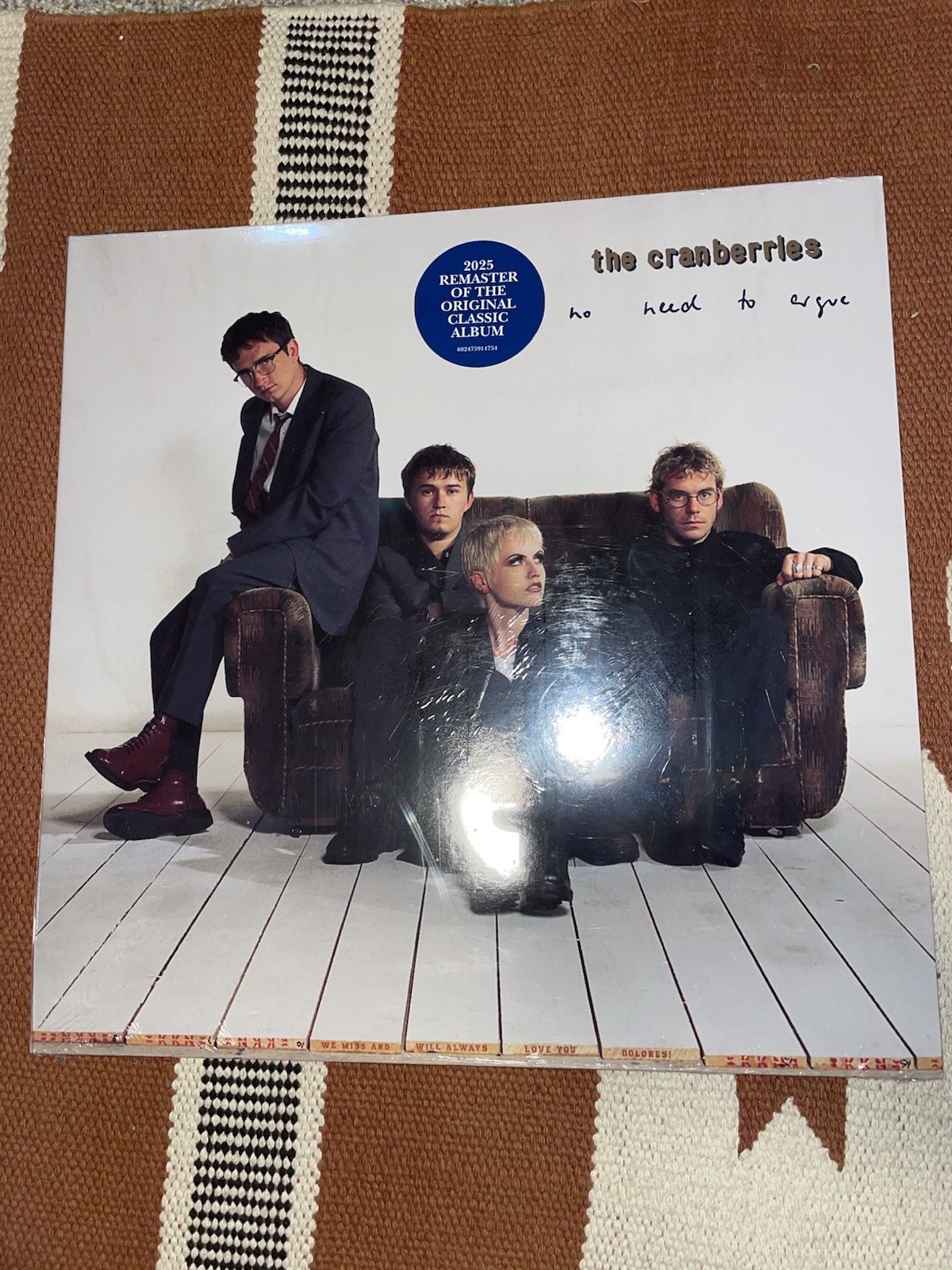 New & Sealed Cranberries "No Need To Argue" LP Vinyl Record (2025) Remastered A