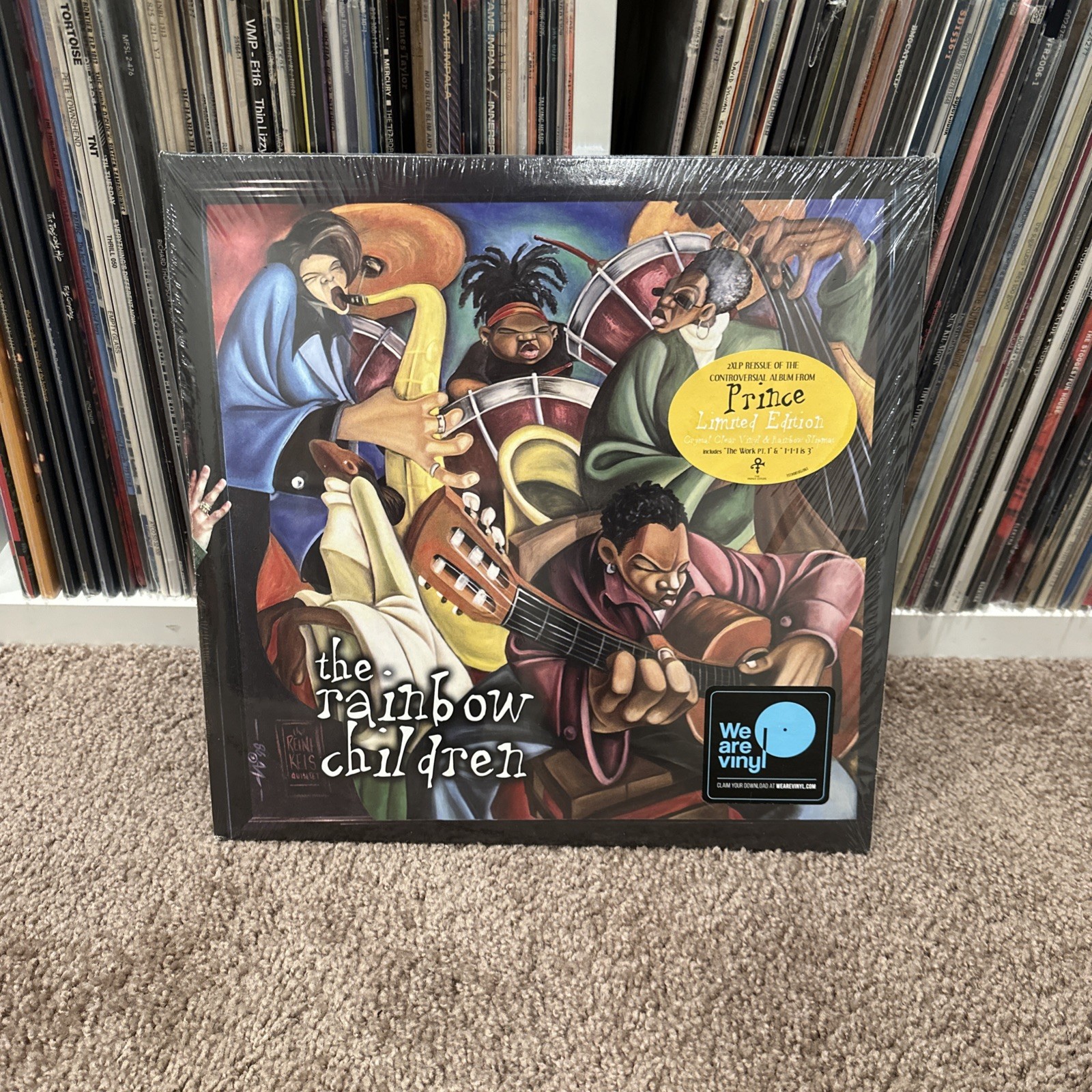 PRINCE - The Rainbow Children - SEALED CLEAR VINYL 2LP Set With SLIPMAT - 2020 A
