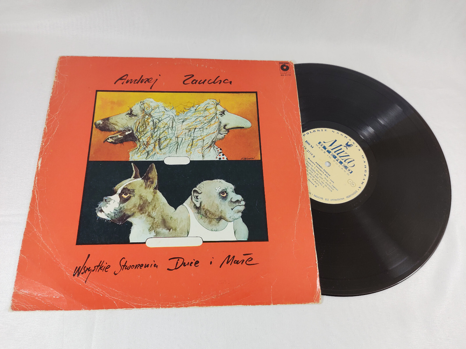 ANDRZEJ ZAUCHA Wszystkie Stworzenia Duże i Małe Vinyl Record LP [EX] unknown 99 A
