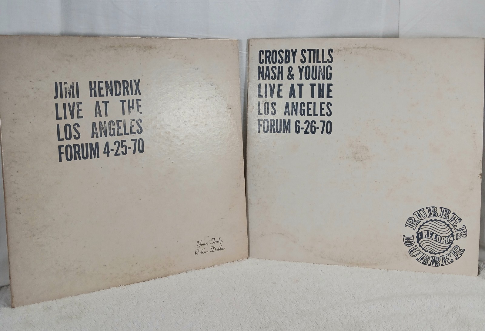 Jimi Hendrix & CSNY Bootleg Albums A