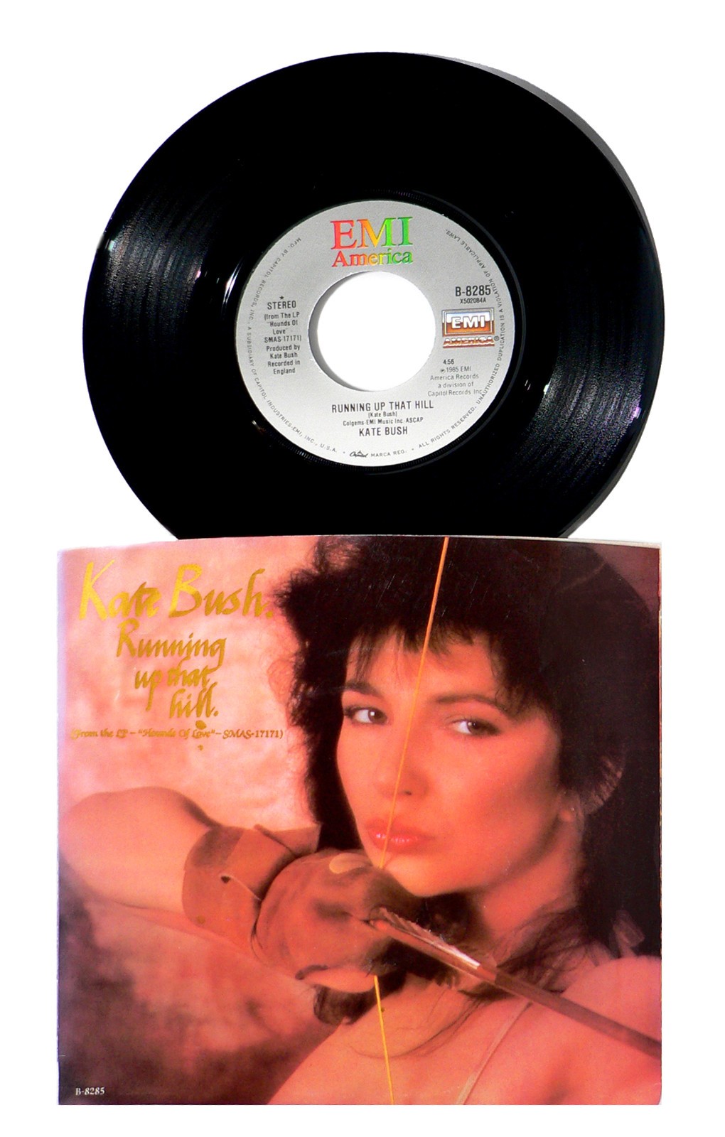 KATE BUSH - Running Up That Hill / Under The Ivy 7" EMI America Vinyl VG+ A