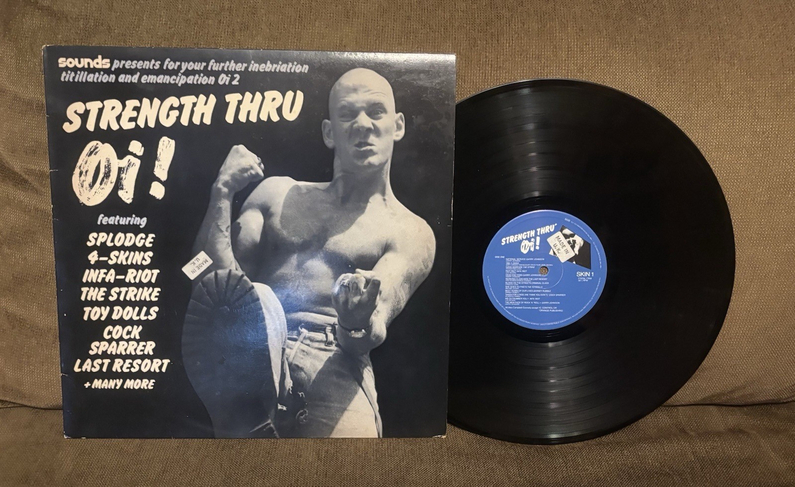 Strength Thru Oi Compilation 1981 UK Vinyl Record Skin1 A