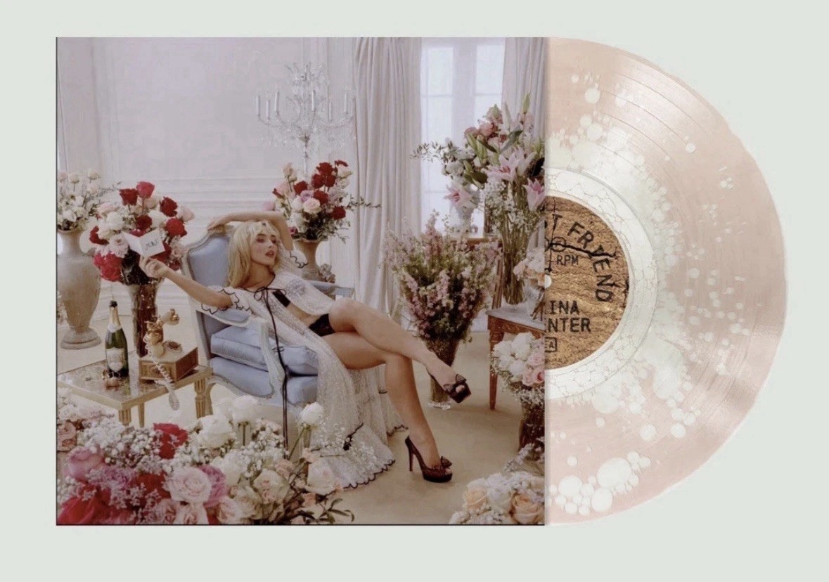 Man's Best Friend Pink Champagne Filled Vinyl LP Bad World PRESALE APRIL 2026 A