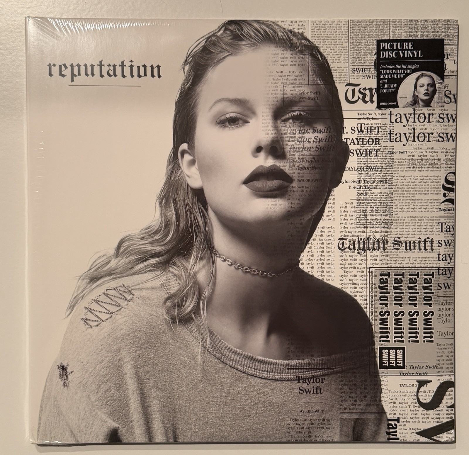 Taylor Swift Reputation Picture Disc Vinyl Record 2LP, New Mint, Sealed A