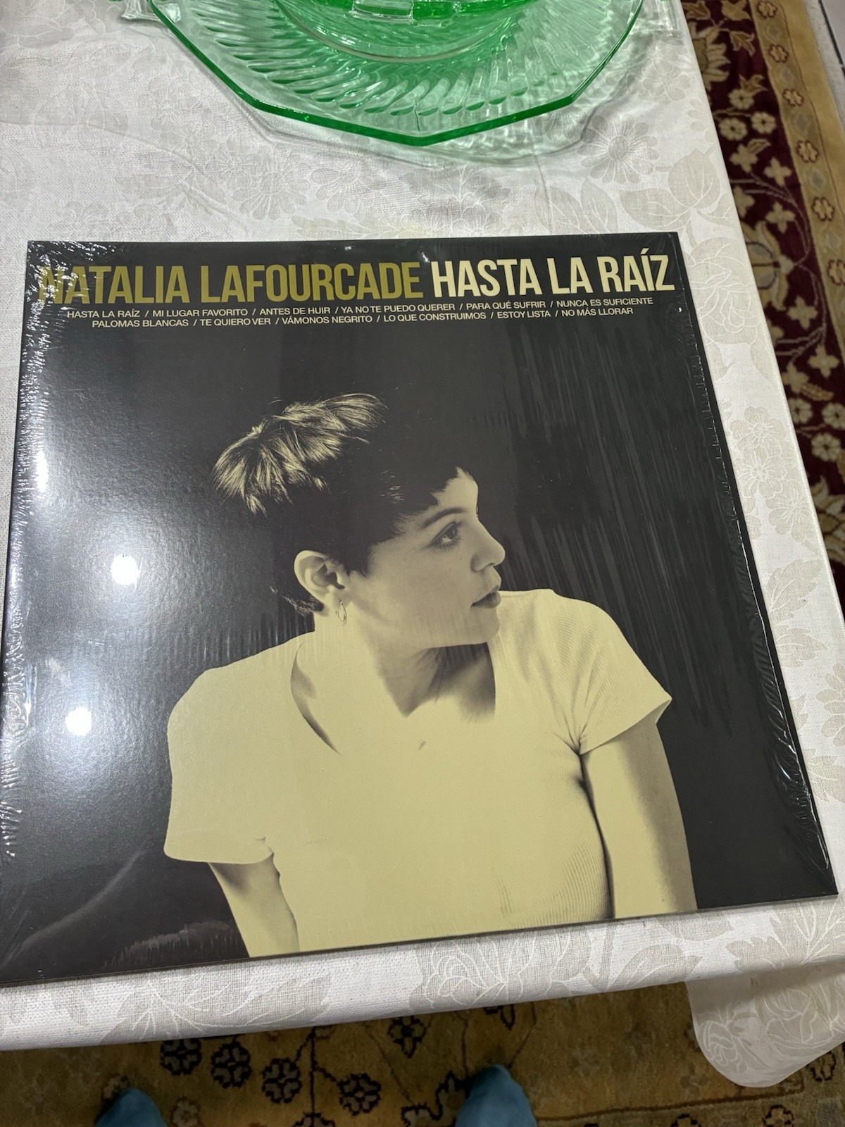 NATALIA LAFOURCADE Hasta La Raiz Yellow Vinyl Record A