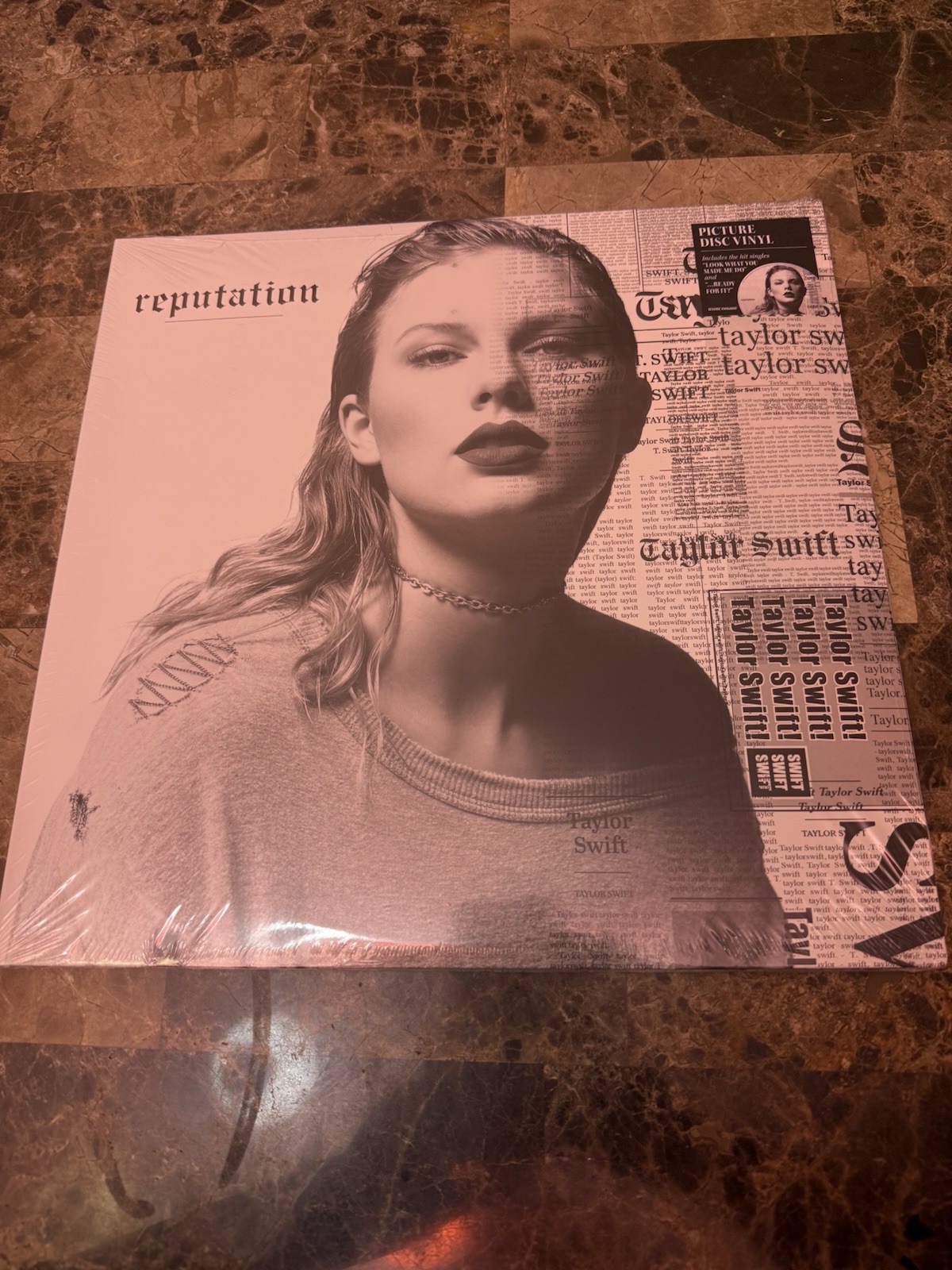 SEALED Reputation Taylor Swift Picture Disc Vinyl LP [Ships Fast] A